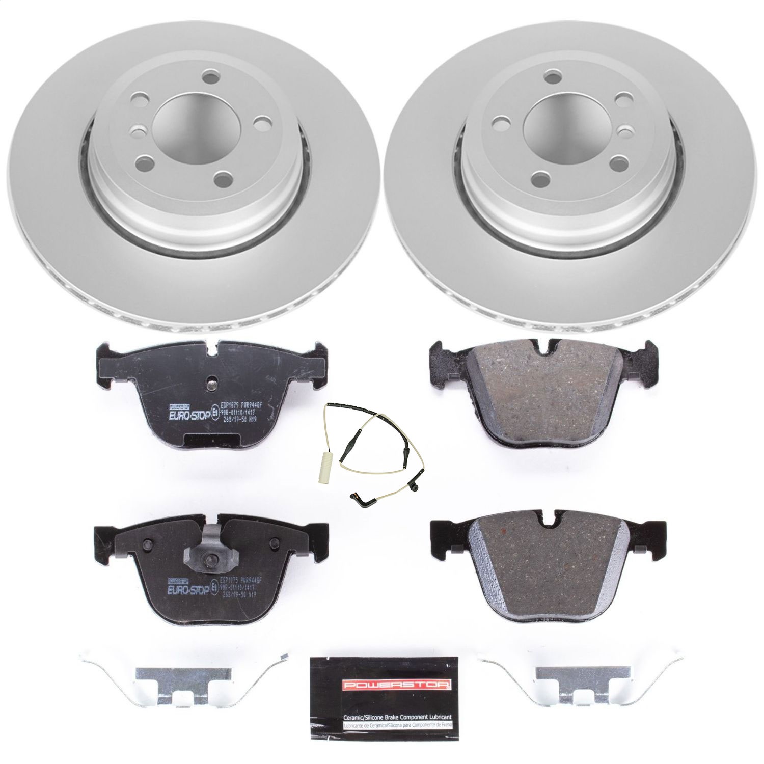 Power Stop - ESK5283 - Rear - Disc Brake Pad and Rotor Kit