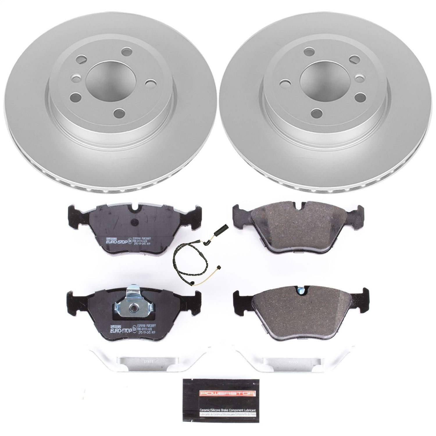 Power Stop - ESK5298 - Front - Disc Brake Pad and Rotor Kit