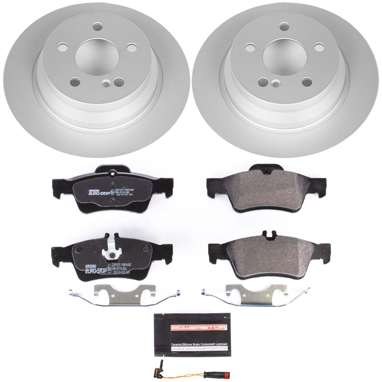 Power Stop - ESK5320 - Rear - Disc Brake Pad and Rotor Kit