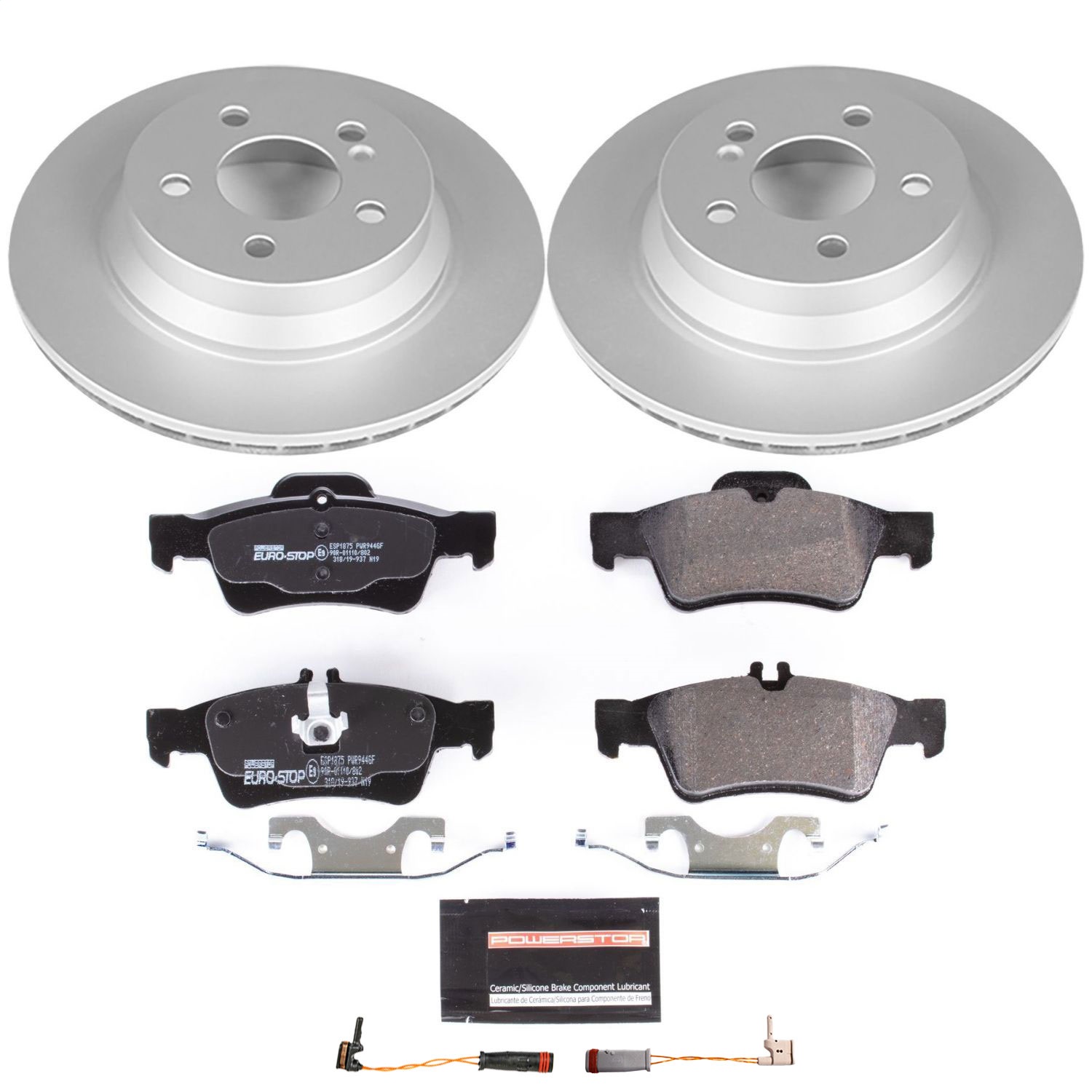 Power Stop - ESK5322 - Rear - Disc Brake Pad and Rotor Kit