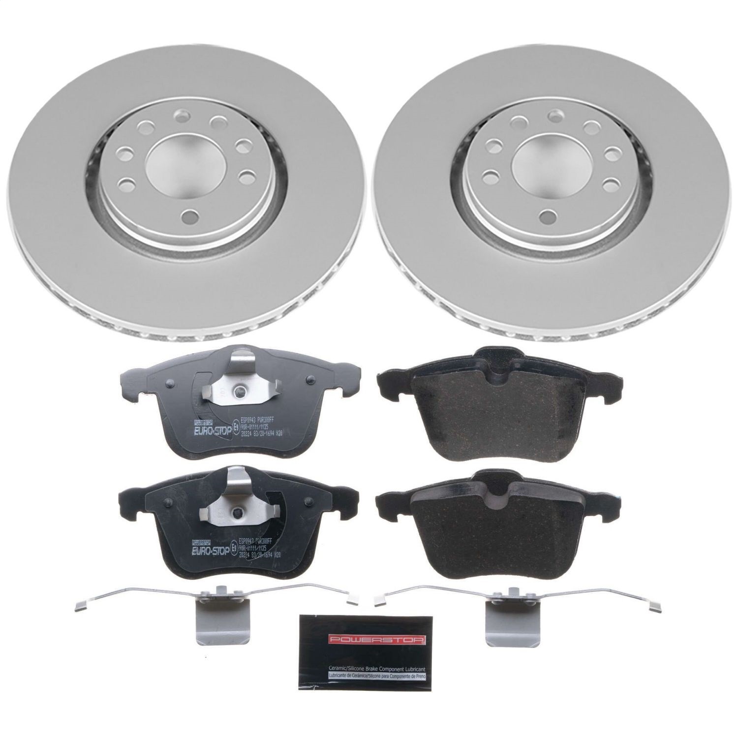 Power Stop - ESK5349 - Front - Disc Brake Pad and Rotor Kit