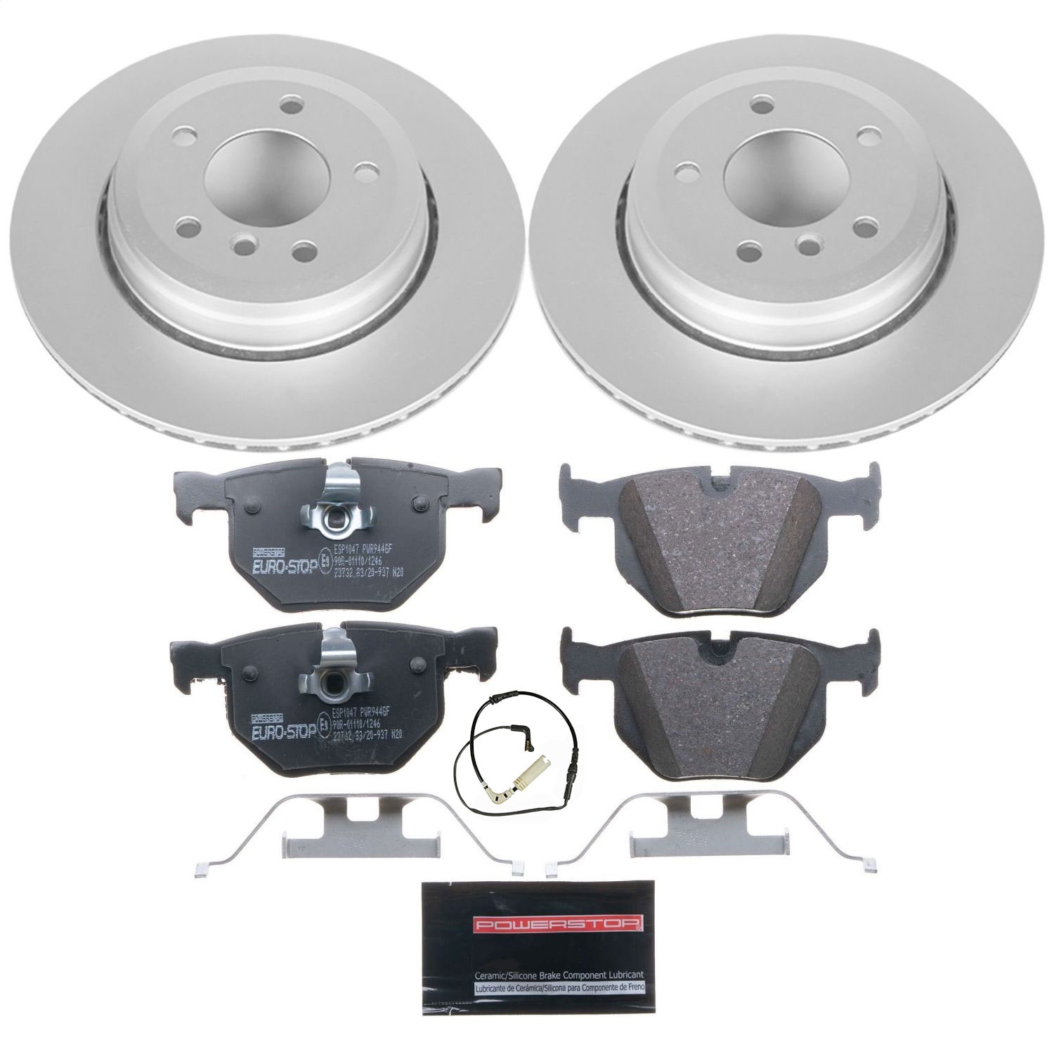 Power Stop - ESK5361 - Rear - Disc Brake Pad and Rotor Kit