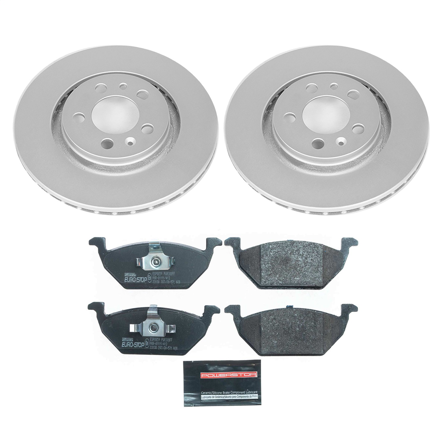 Power Stop - ESK5401 - Front - Disc Brake Pad and Rotor Kit