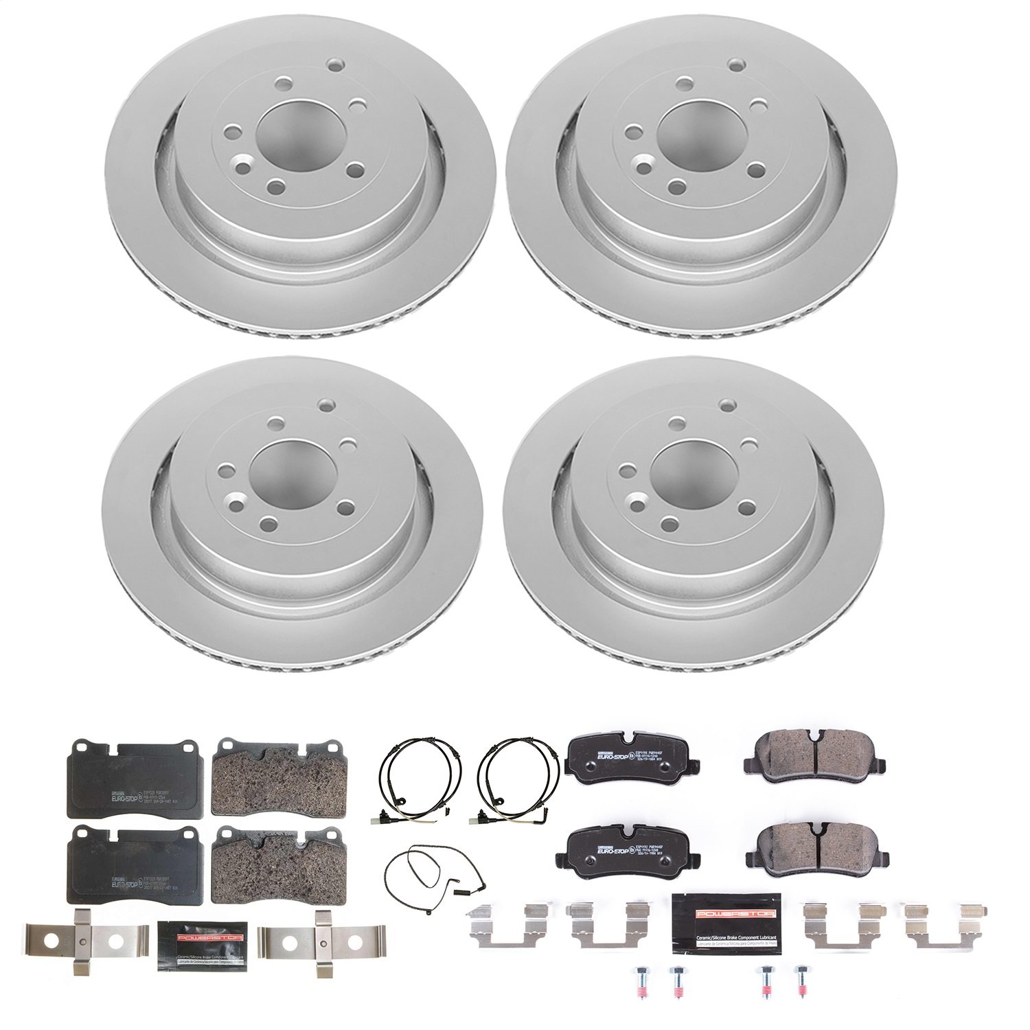 Power Stop - ESK5443 - Front and Rear - Disc Brake Pad and Rotor Kit