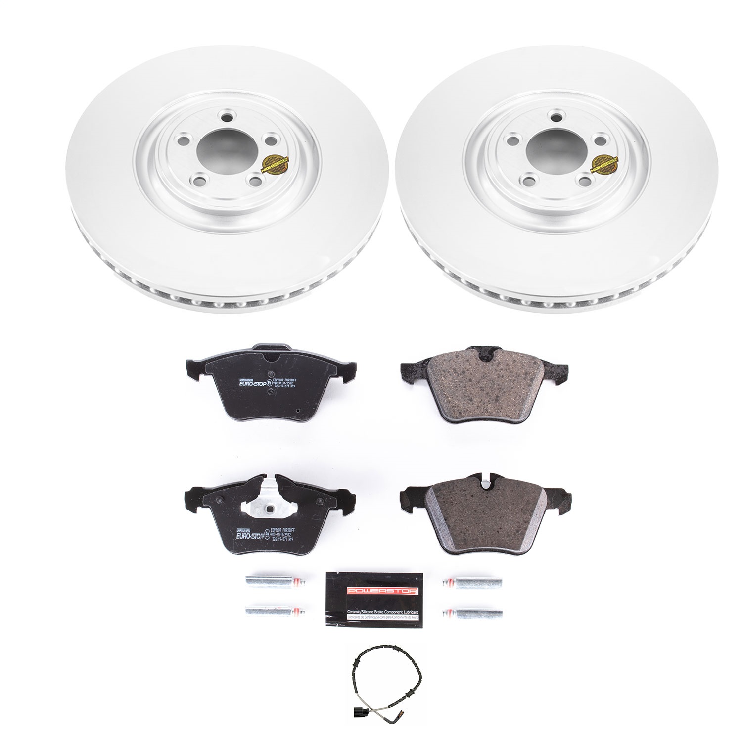 Power Stop - ESK5647 - Front - Disc Brake Pad and Rotor Kit