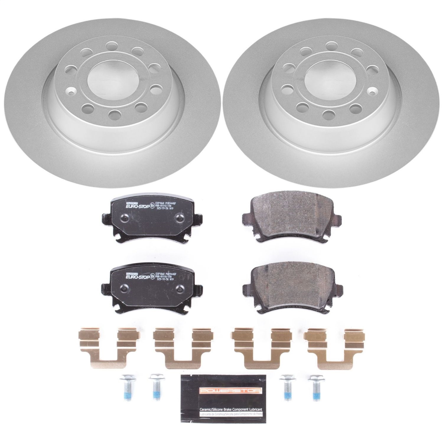 Power Stop - ESK5662 - Rear - Disc Brake Pad and Rotor Kit
