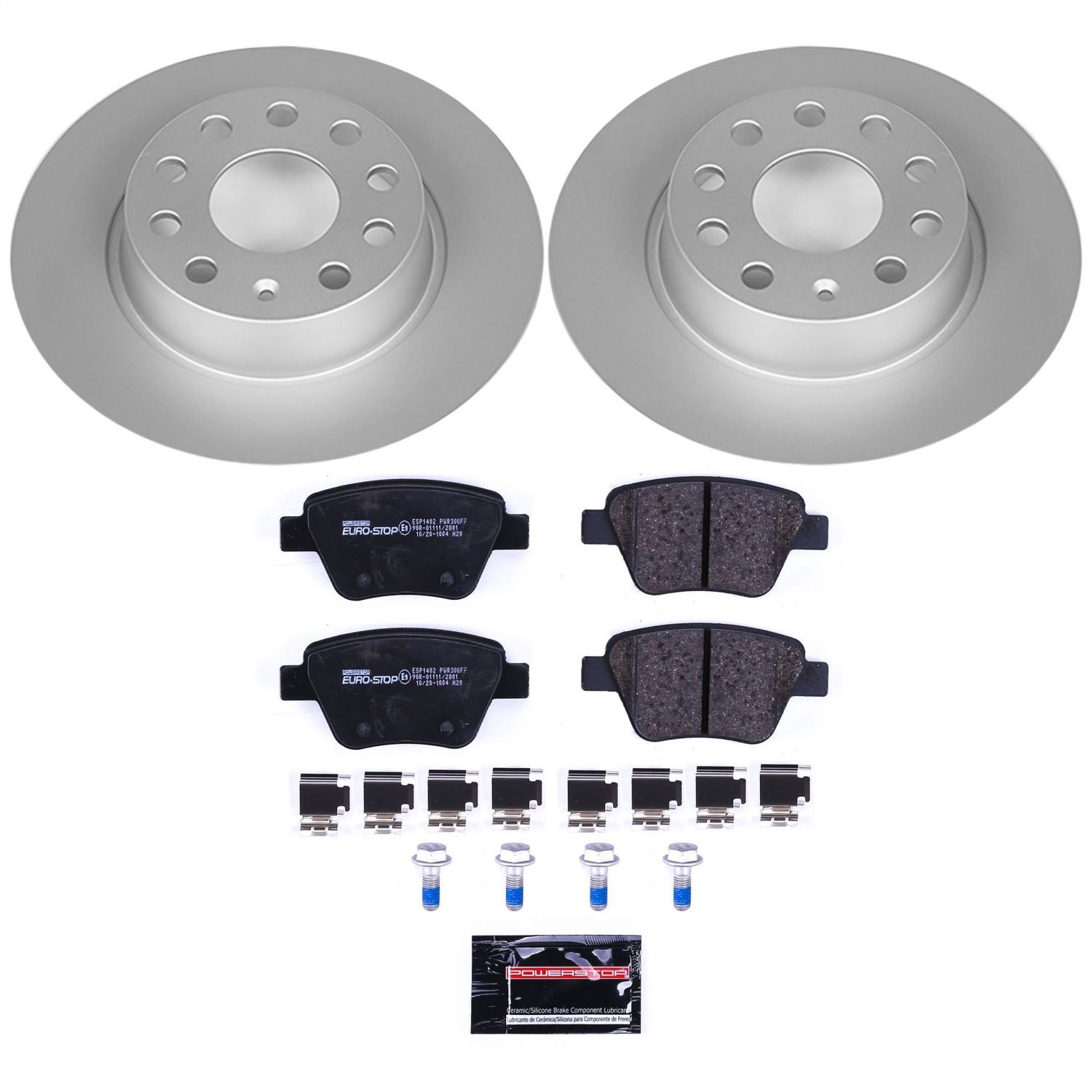 Power Stop - ESK5667 - Rear - Disc Brake Pad and Rotor Kit