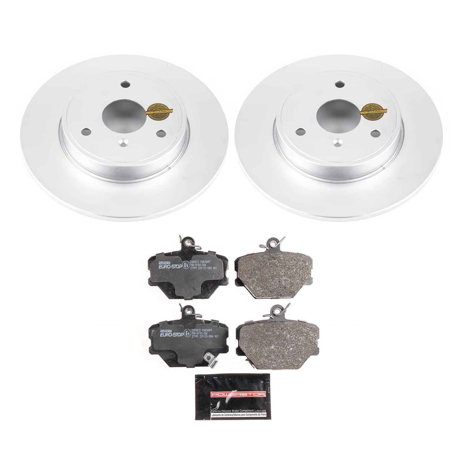 Power Stop - ESK5695 - Front - Disc Brake Pad and Rotor Kit