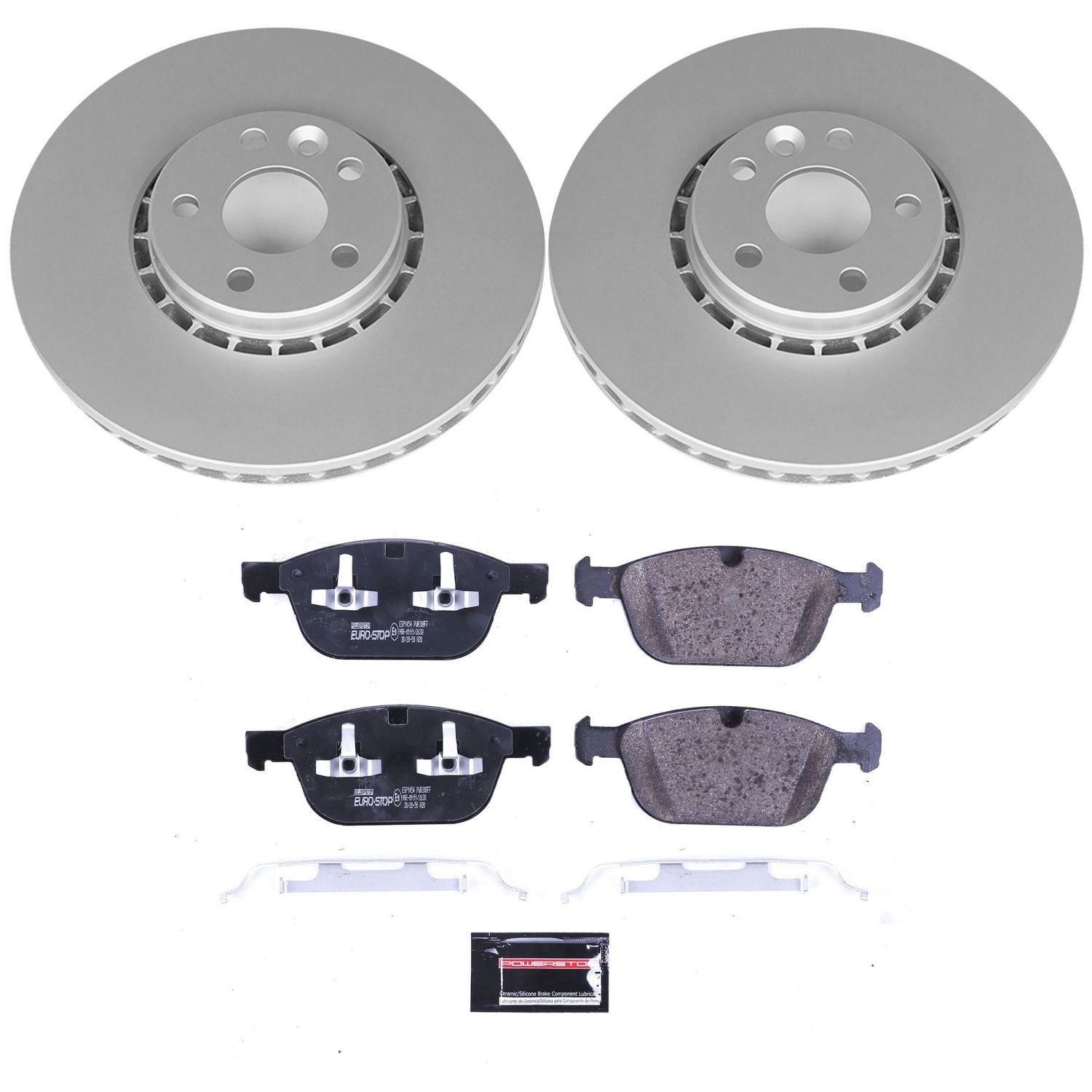 Power Stop - ESK5702 - Front - Disc Brake Pad and Rotor Kit