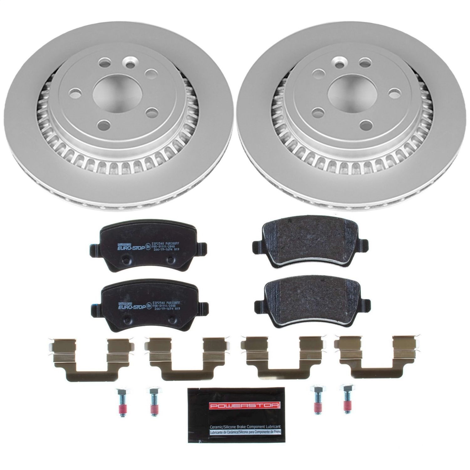 Power Stop - ESK5705 - Rear - Disc Brake Pad and Rotor Kit