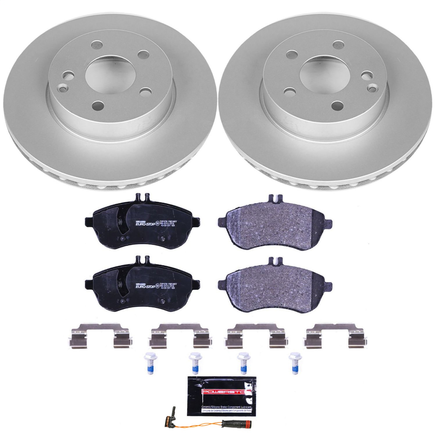 Power Stop - ESK5790 - Front - Disc Brake Pad and Rotor Kit