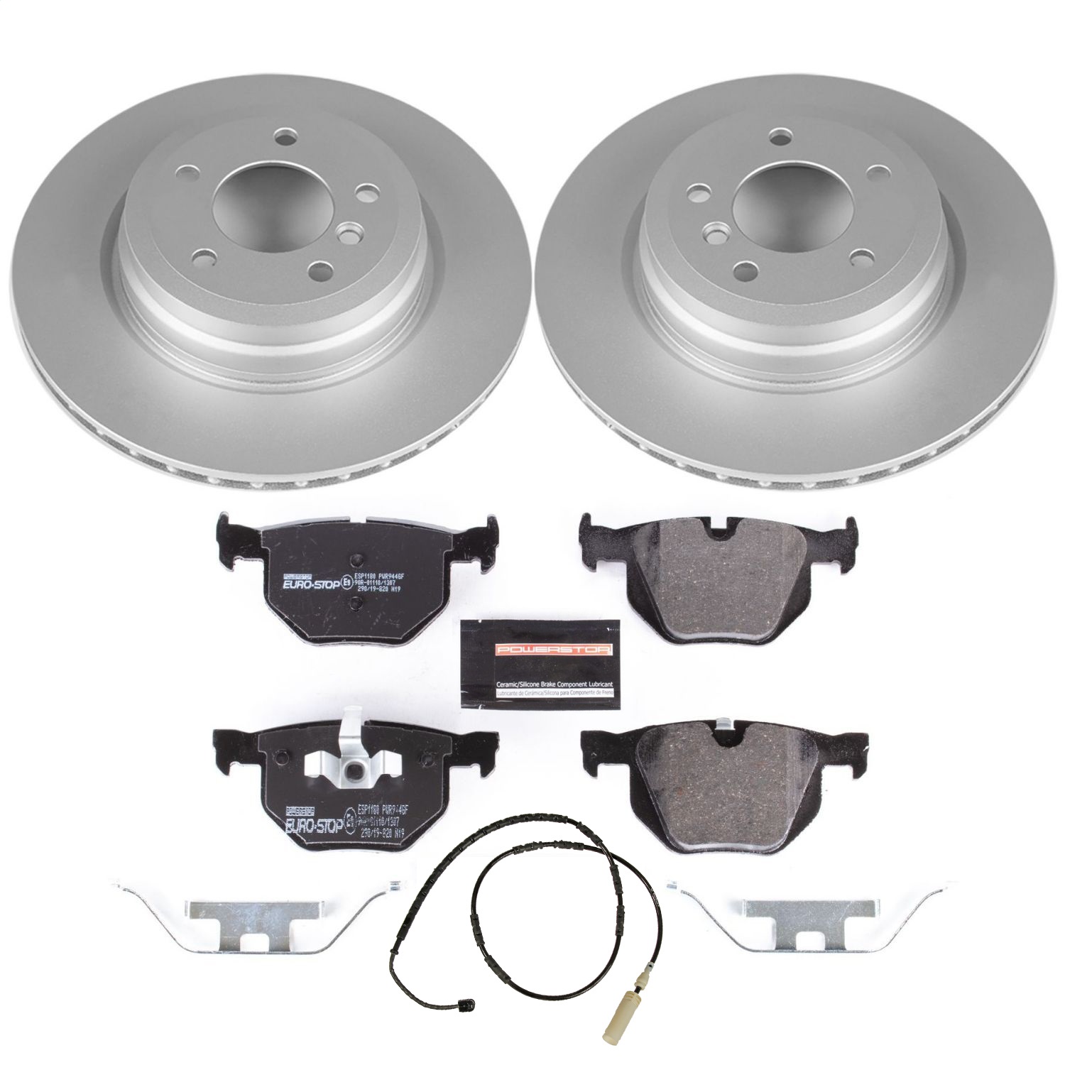Power Stop - ESK5982 - Rear - Disc Brake Pad and Rotor Kit