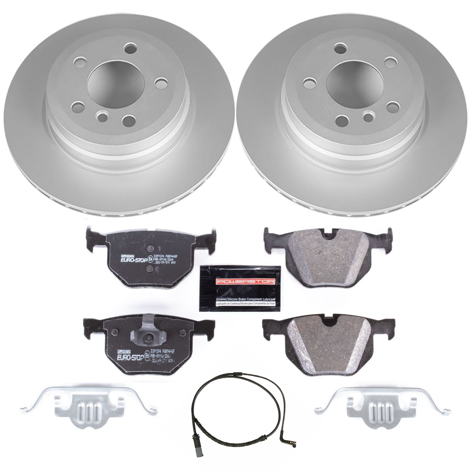 Power Stop - ESK5984 - Rear - Disc Brake Pad and Rotor Kit