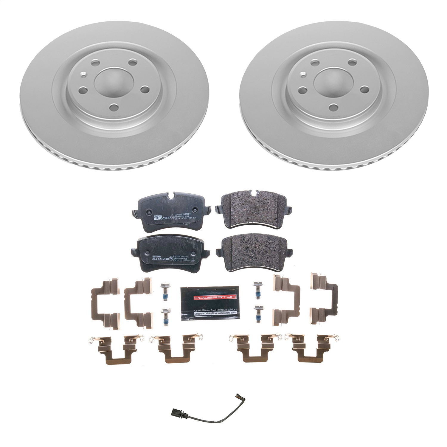 Power Stop - ESK6001 - Rear - Disc Brake Pad and Rotor Kit