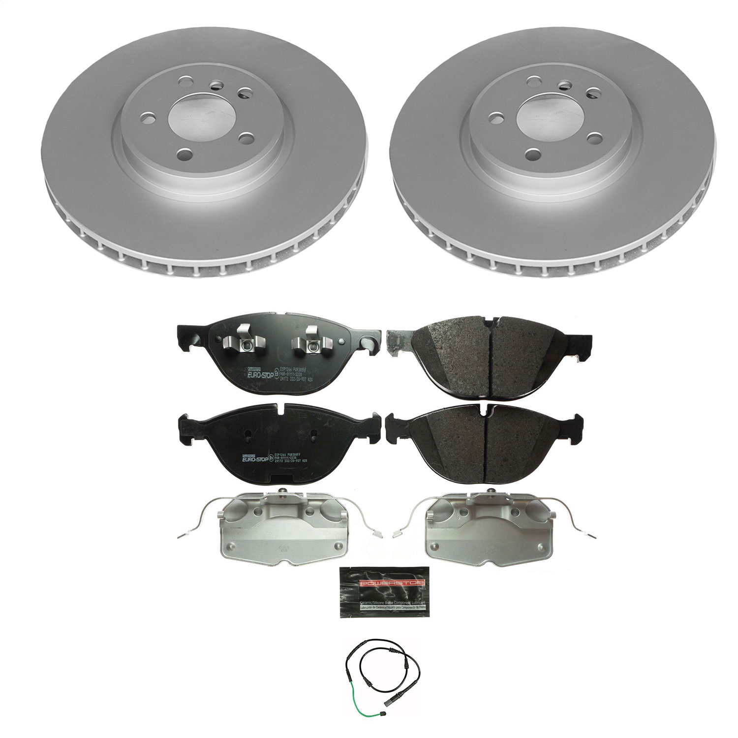 Power Stop - ESK6009 - Front - Disc Brake Pad and Rotor Kit