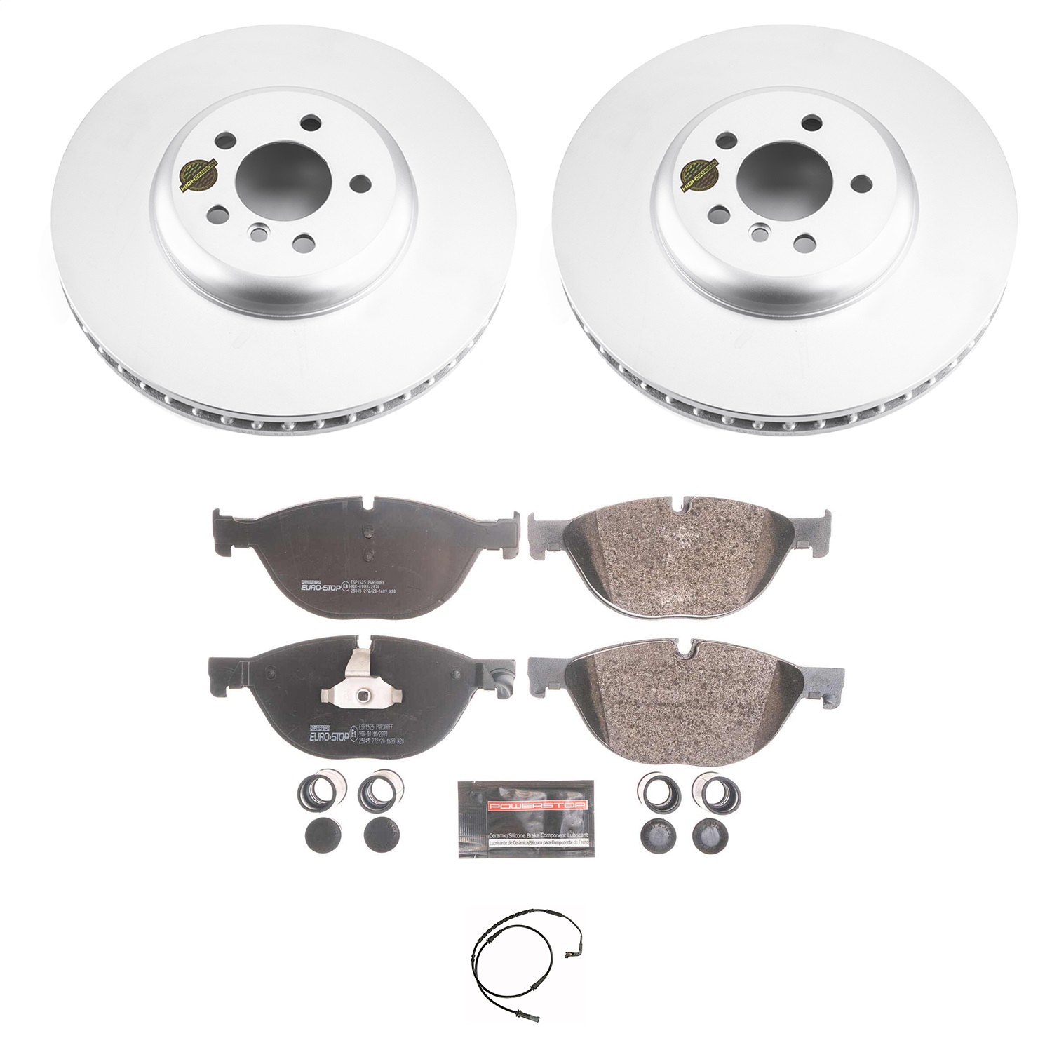 Power Stop - ESK6012 - Front - Disc Brake Pad and Rotor Kit