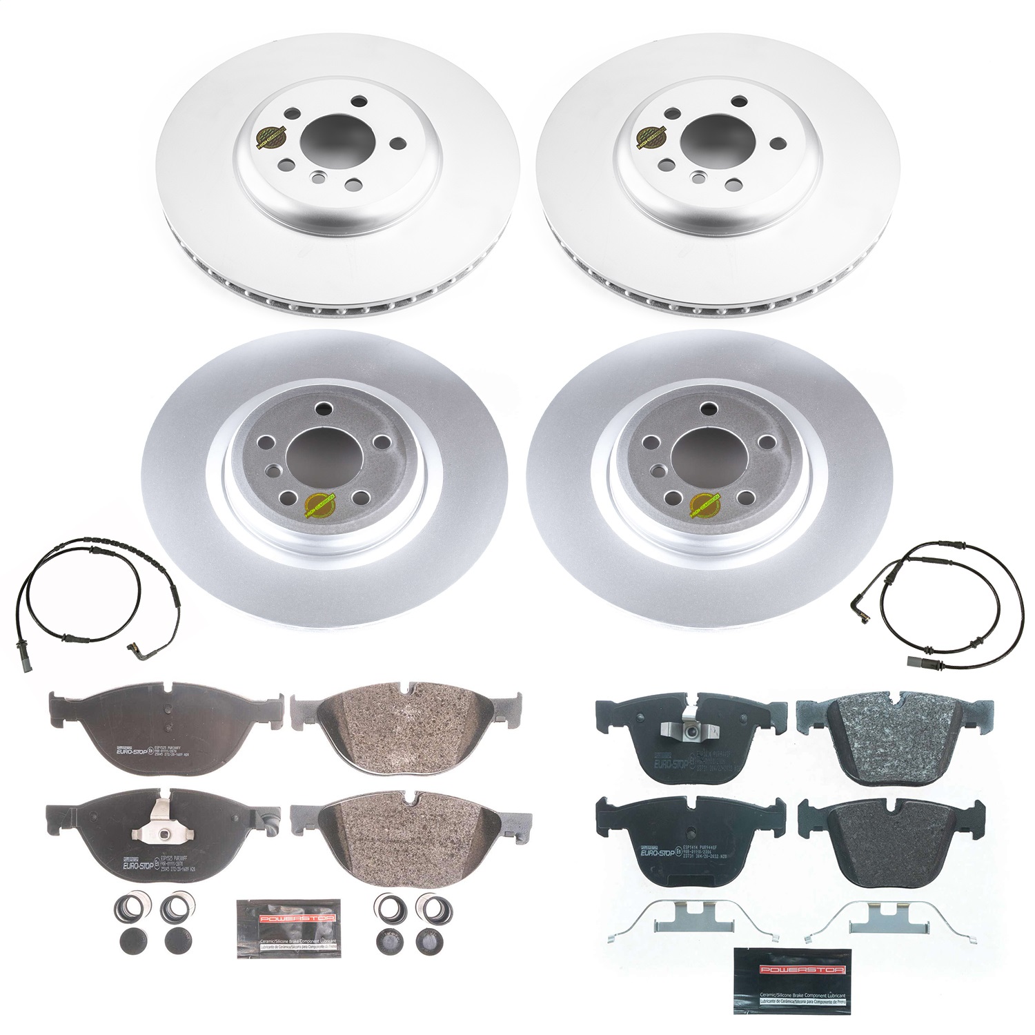 Power Stop - ESK6013 - Front and Rear - Disc Brake Pad and Rotor Kit