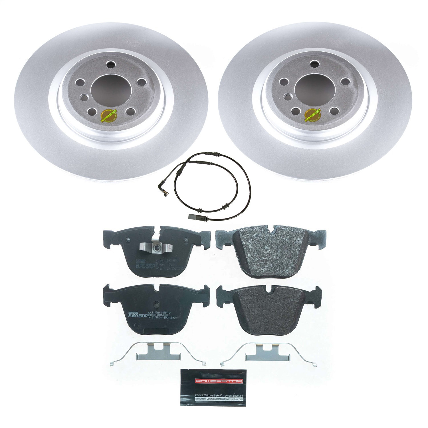 Power Stop - ESK6014 - Rear - Disc Brake Pad and Rotor Kit