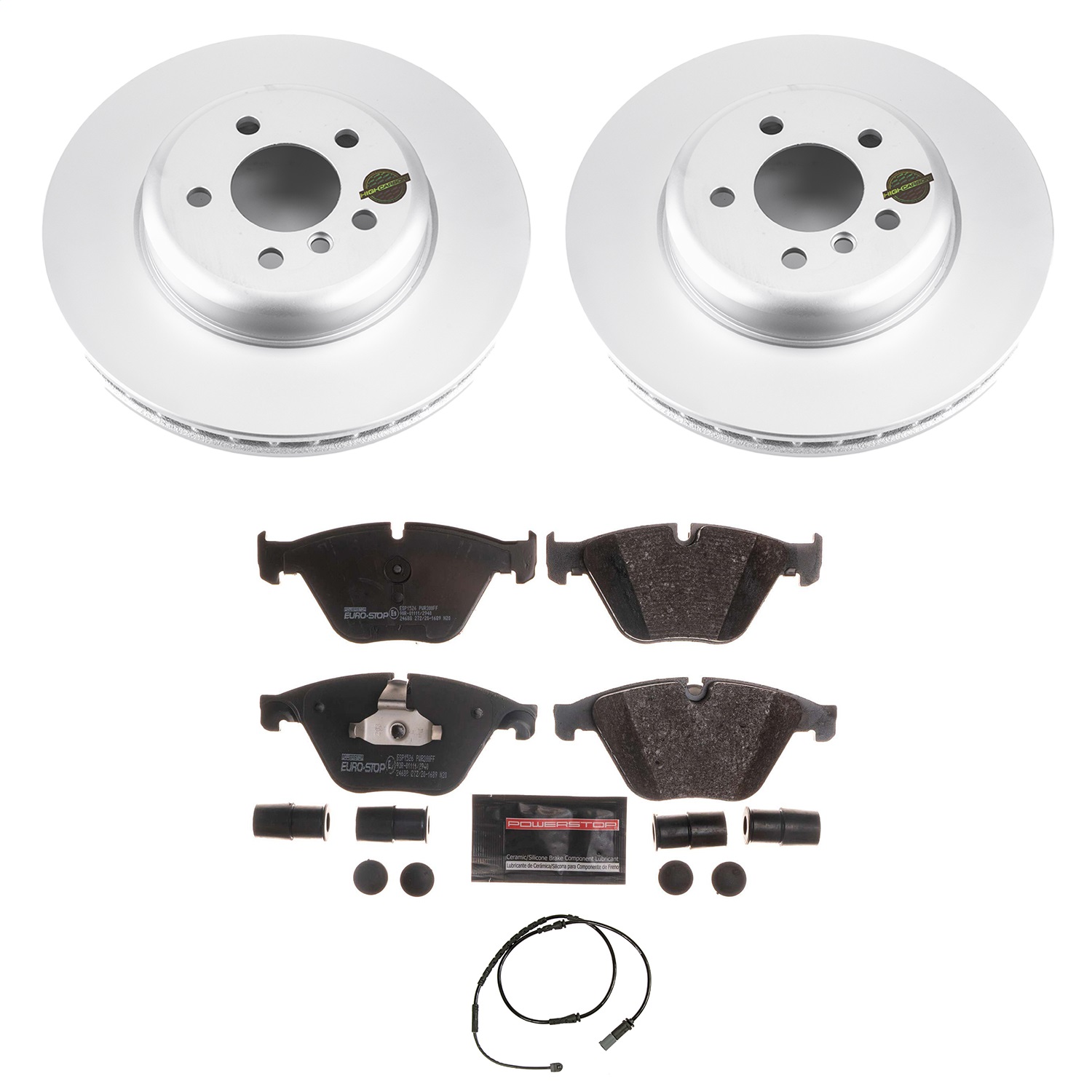 Power Stop - ESK6020 - Front - Disc Brake Pad and Rotor Kit