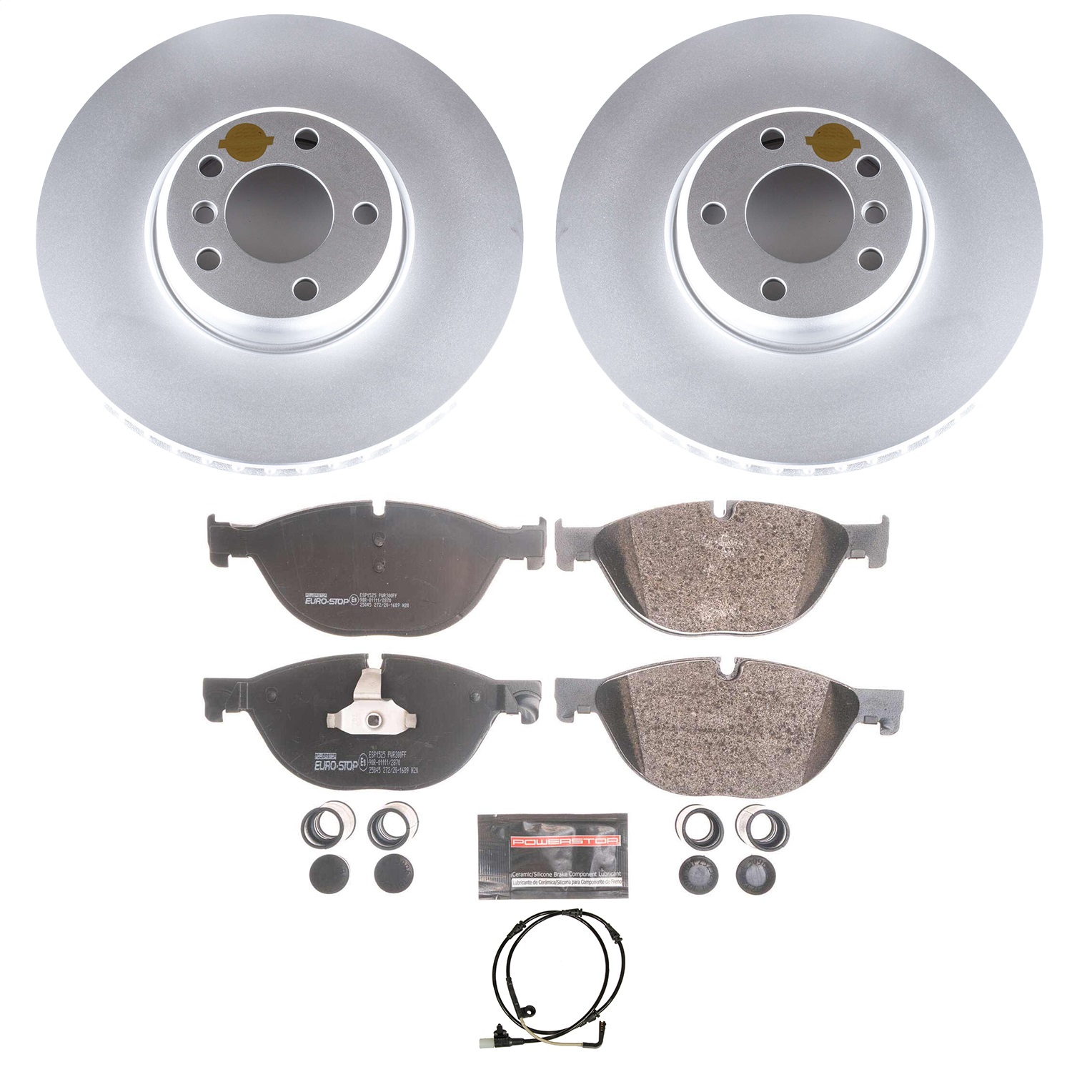Power Stop - ESK6026 - Front - Disc Brake Pad and Rotor Kit