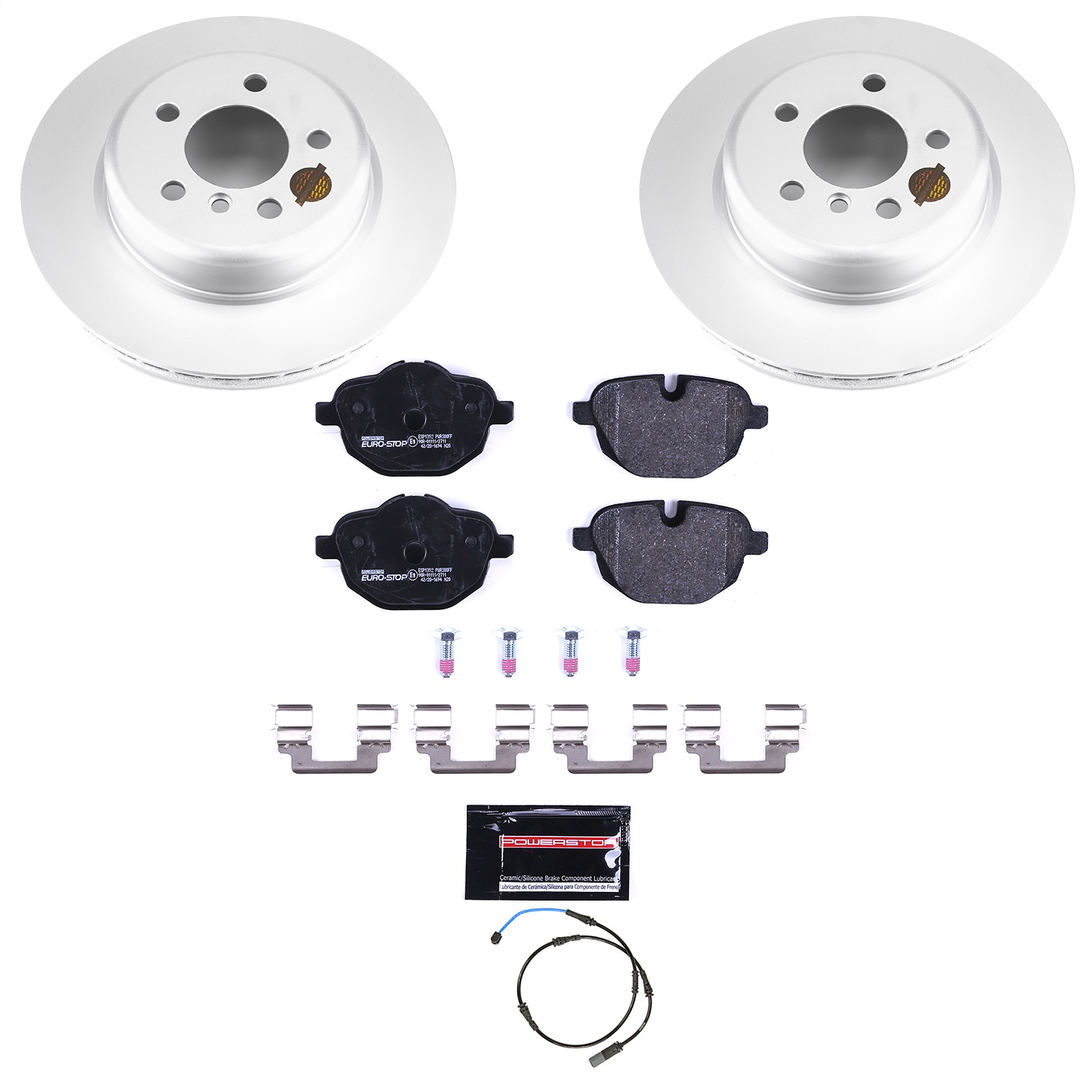 Power Stop - ESK6034 - Rear - Disc Brake Pad and Rotor Kit