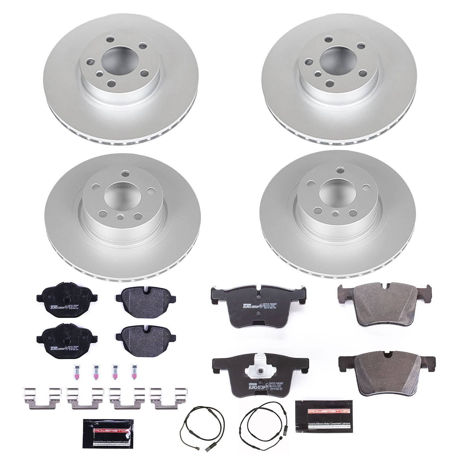 Power Stop - ESK6039 - Front and Rear - Disc Brake Pad and Rotor Kit