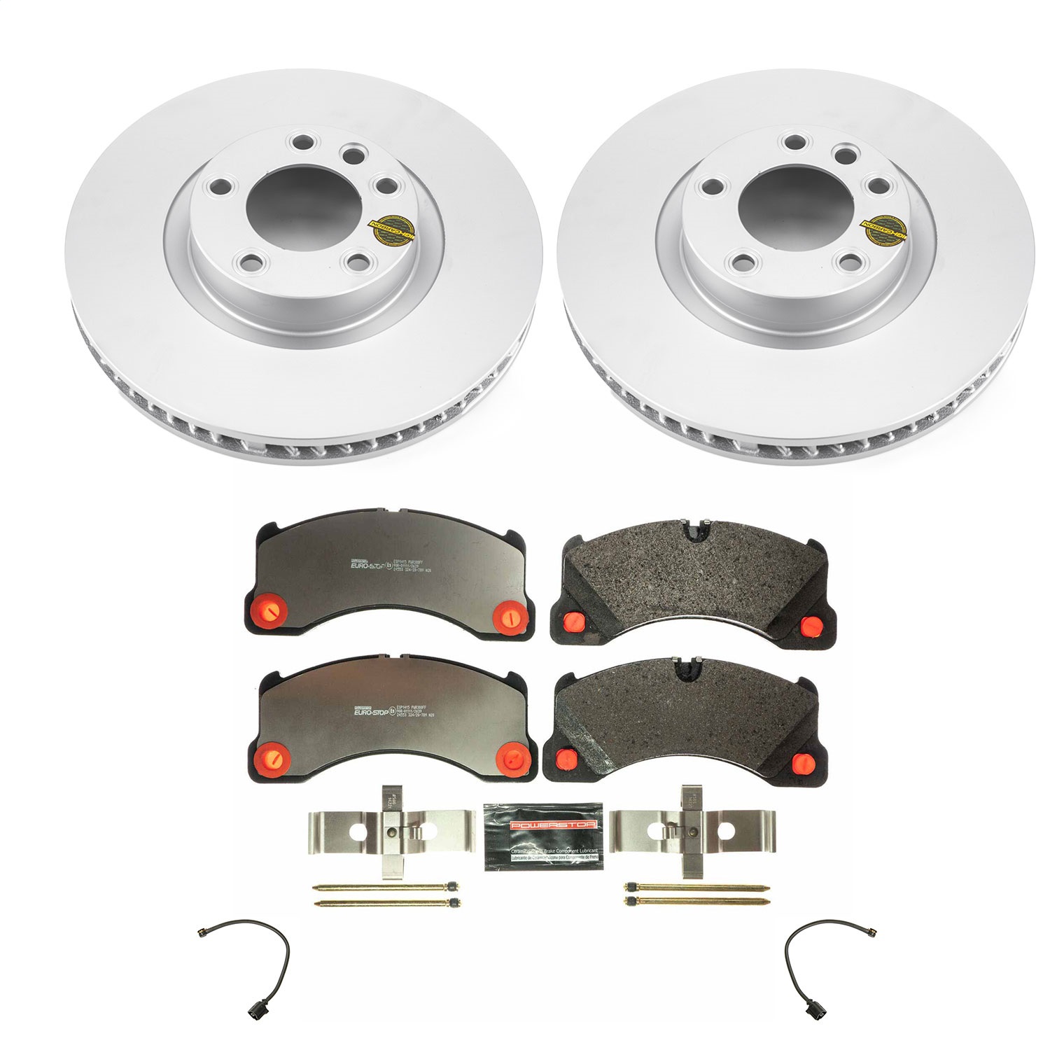 Power Stop - ESK6042 - Front - Disc Brake Pad and Rotor Kit