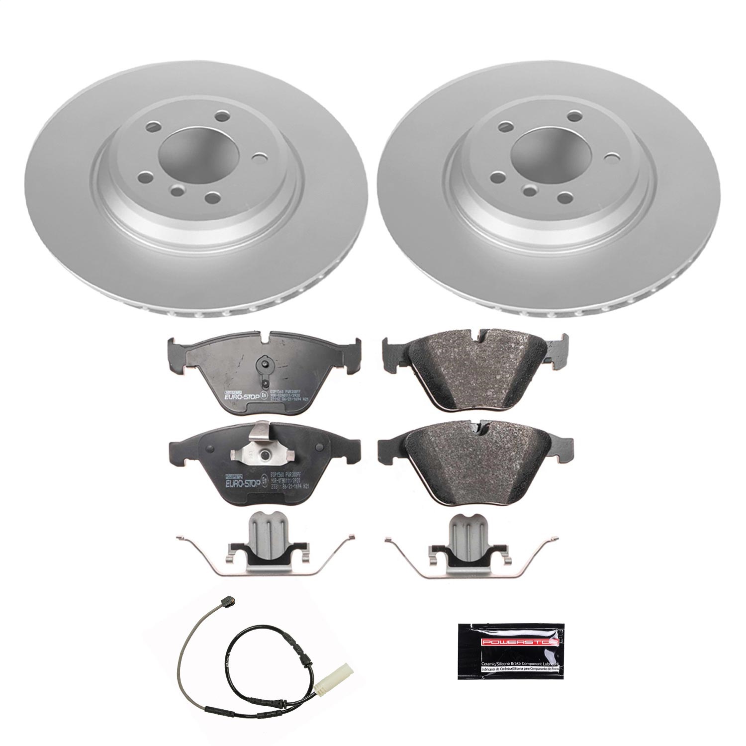 Power Stop - ESK6055 - Front - Disc Brake Pad and Rotor Kit