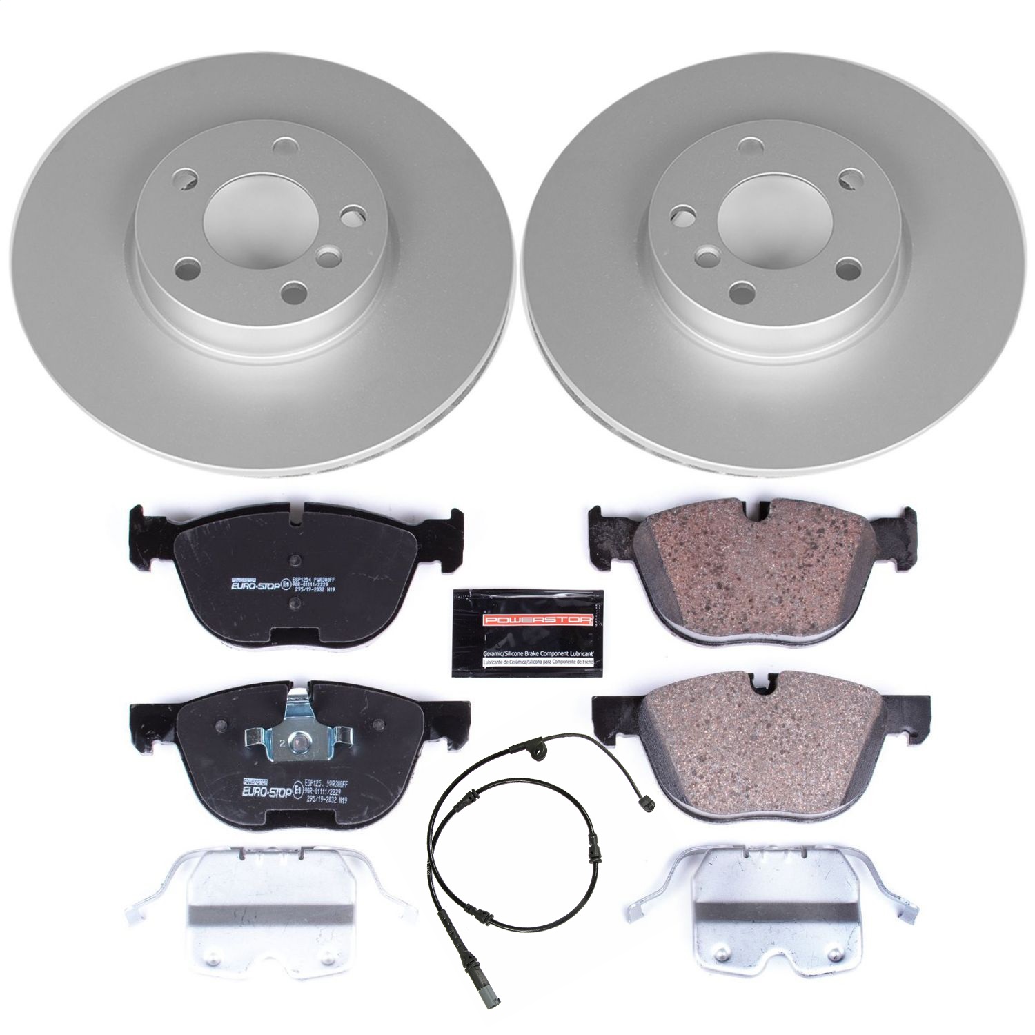 Power Stop - ESK6064 - Front - Disc Brake Pad and Rotor Kit