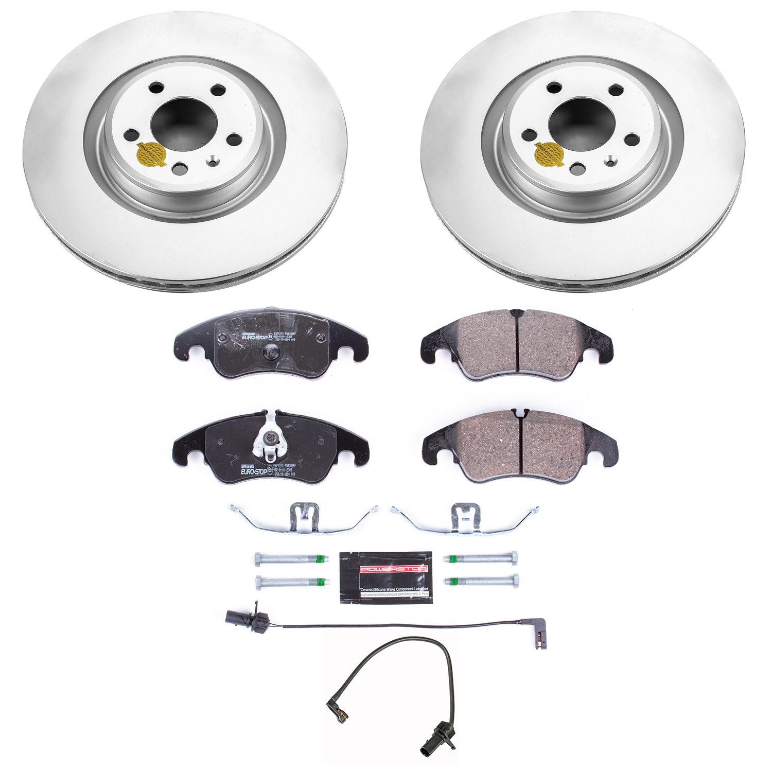 Power Stop - ESK6140 - Front - Disc Brake Pad and Rotor Kit