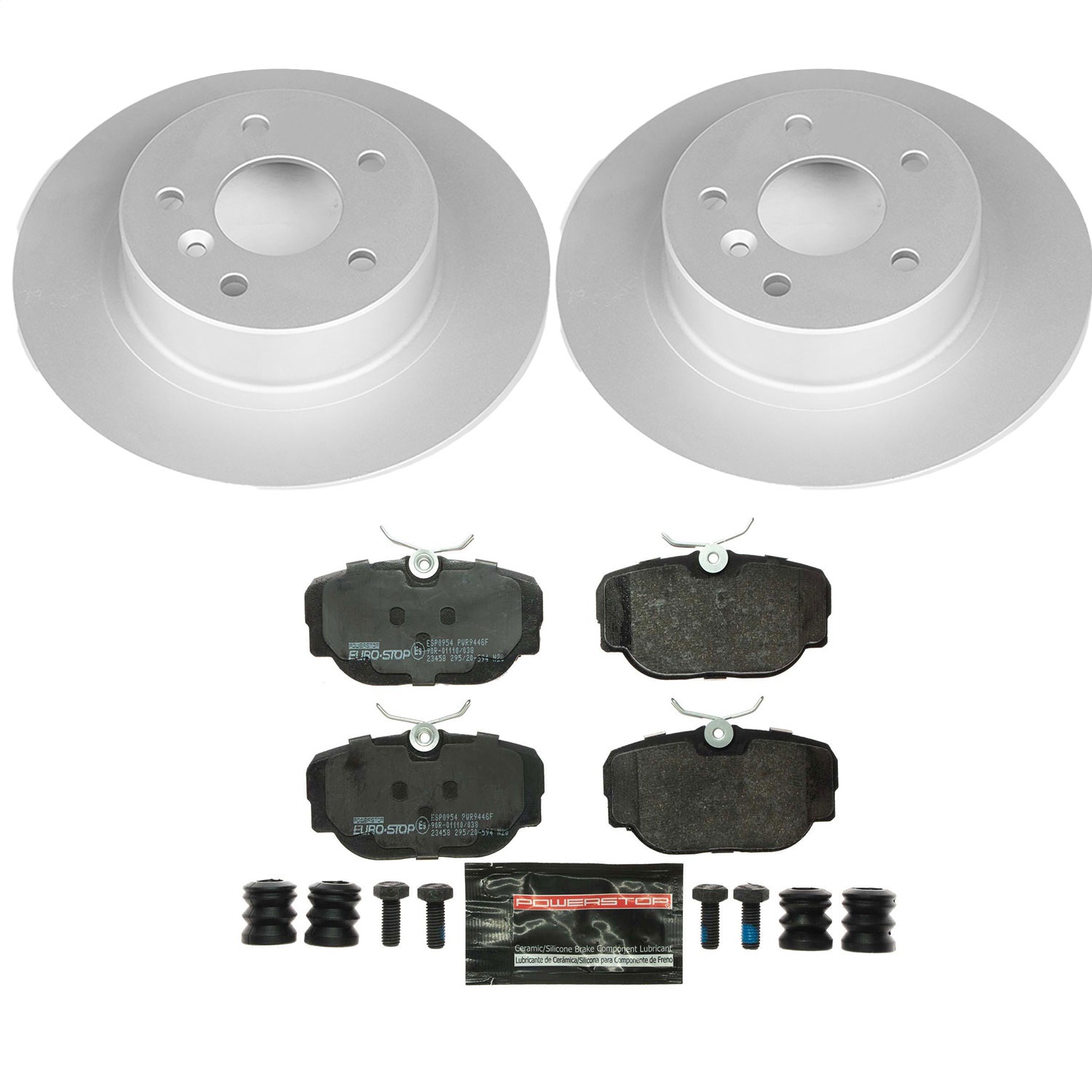 Power Stop - ESK6152 - Rear - Disc Brake Pad and Rotor Kit