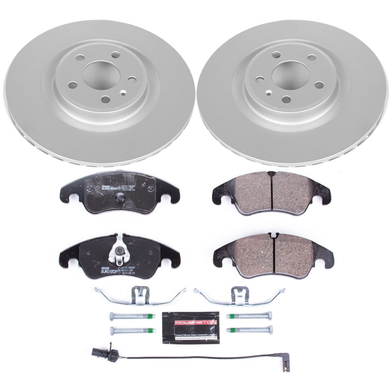 Power Stop - ESK6154 - Front - Disc Brake Pad and Rotor Kit