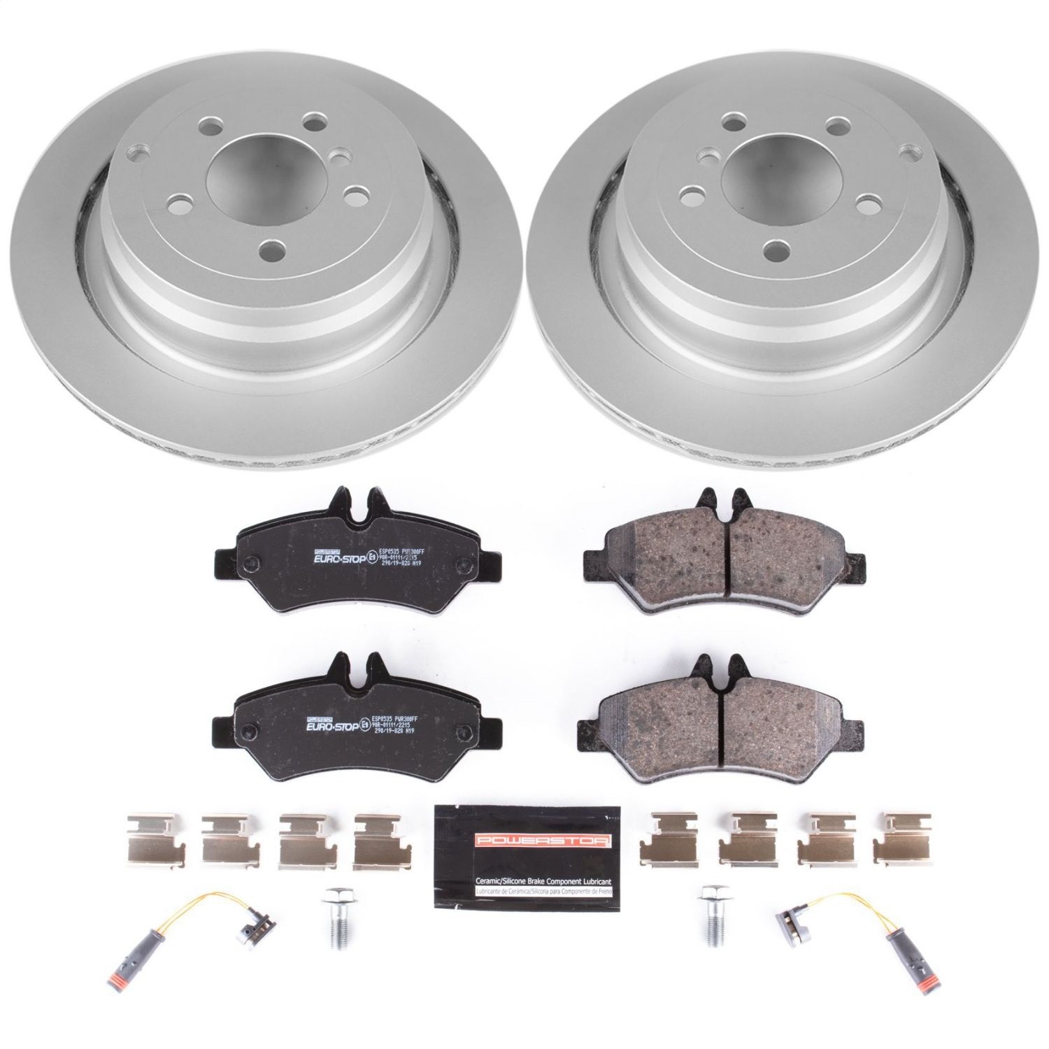 Power Stop - ESK6197 - Rear - Disc Brake Pad and Rotor Kit