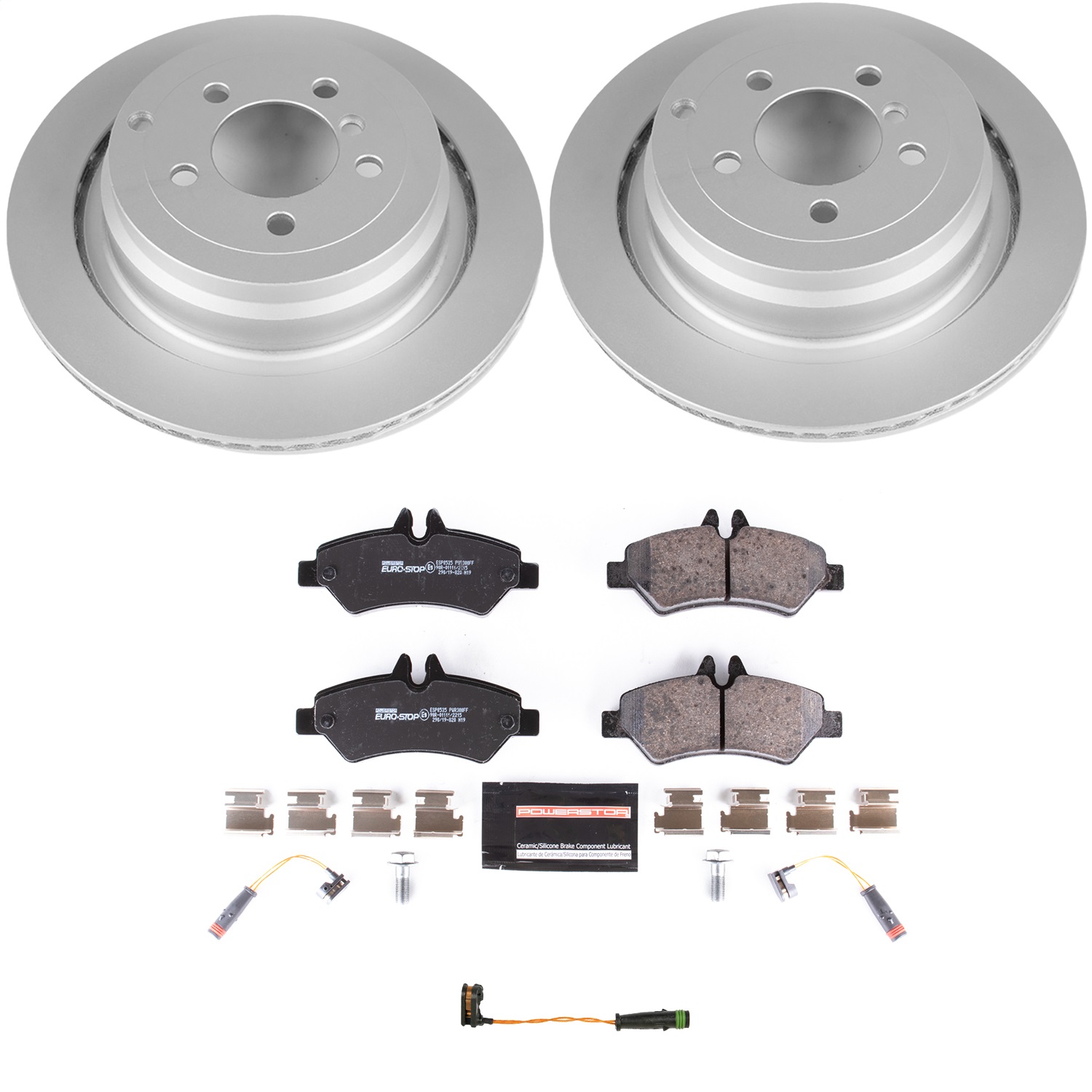 Power Stop - ESK6198 - Rear - Disc Brake Pad and Rotor Kit