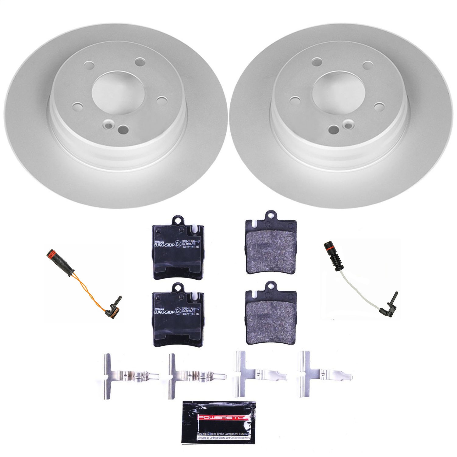 Power Stop - ESK620 - Rear - Disc Brake Pad and Rotor Kit