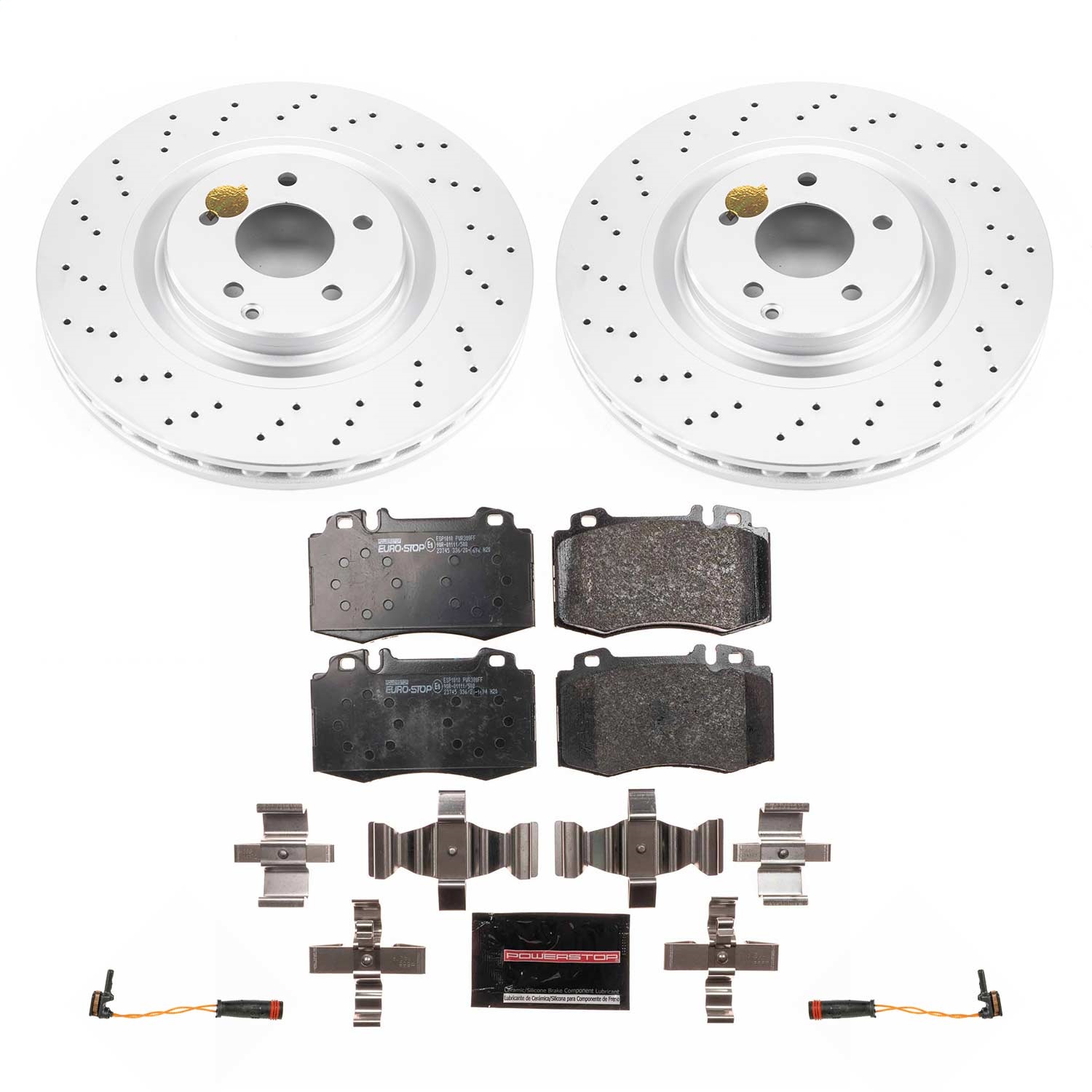 Power Stop - ESK6205 - Front - Disc Brake Pad and Rotor Kit