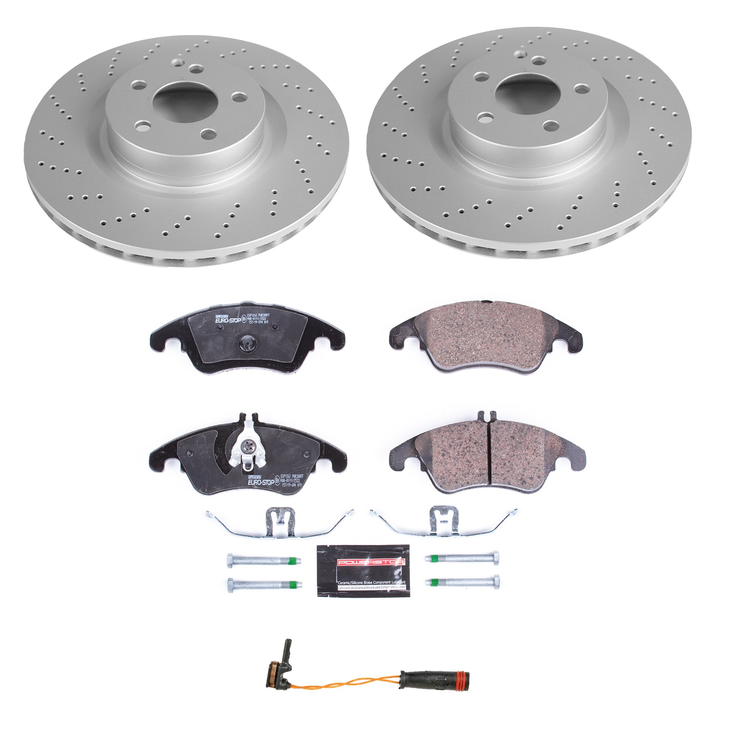 Power Stop - ESK6207 - Front - Disc Brake Pad and Rotor Kit
