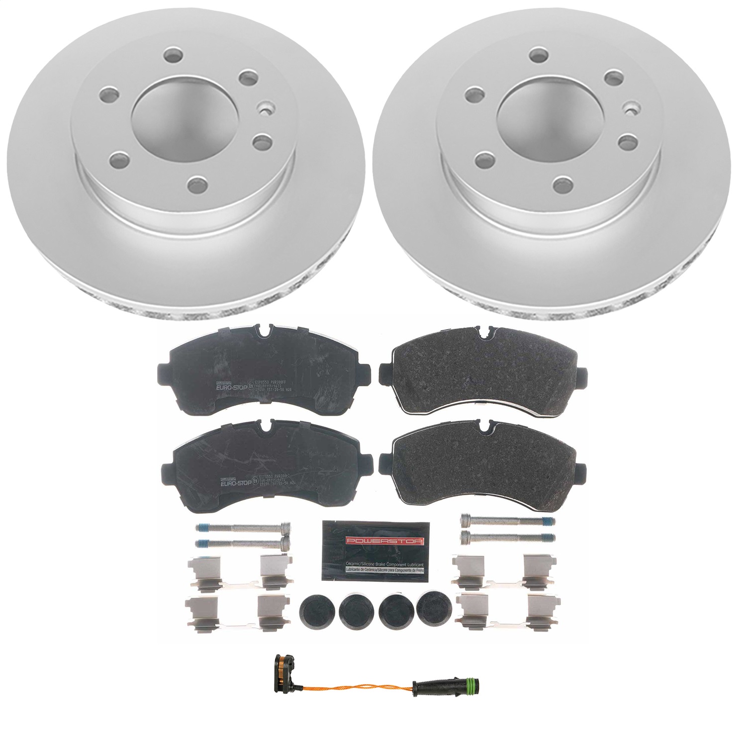 Power Stop - ESK6234 - Front - Disc Brake Pad and Rotor Kit