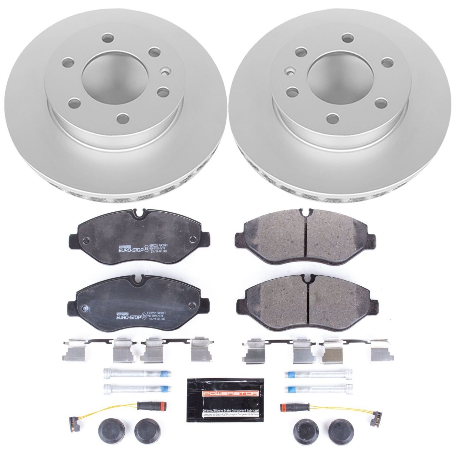 Power Stop - ESK6236 - Front - Disc Brake Pad and Rotor Kit