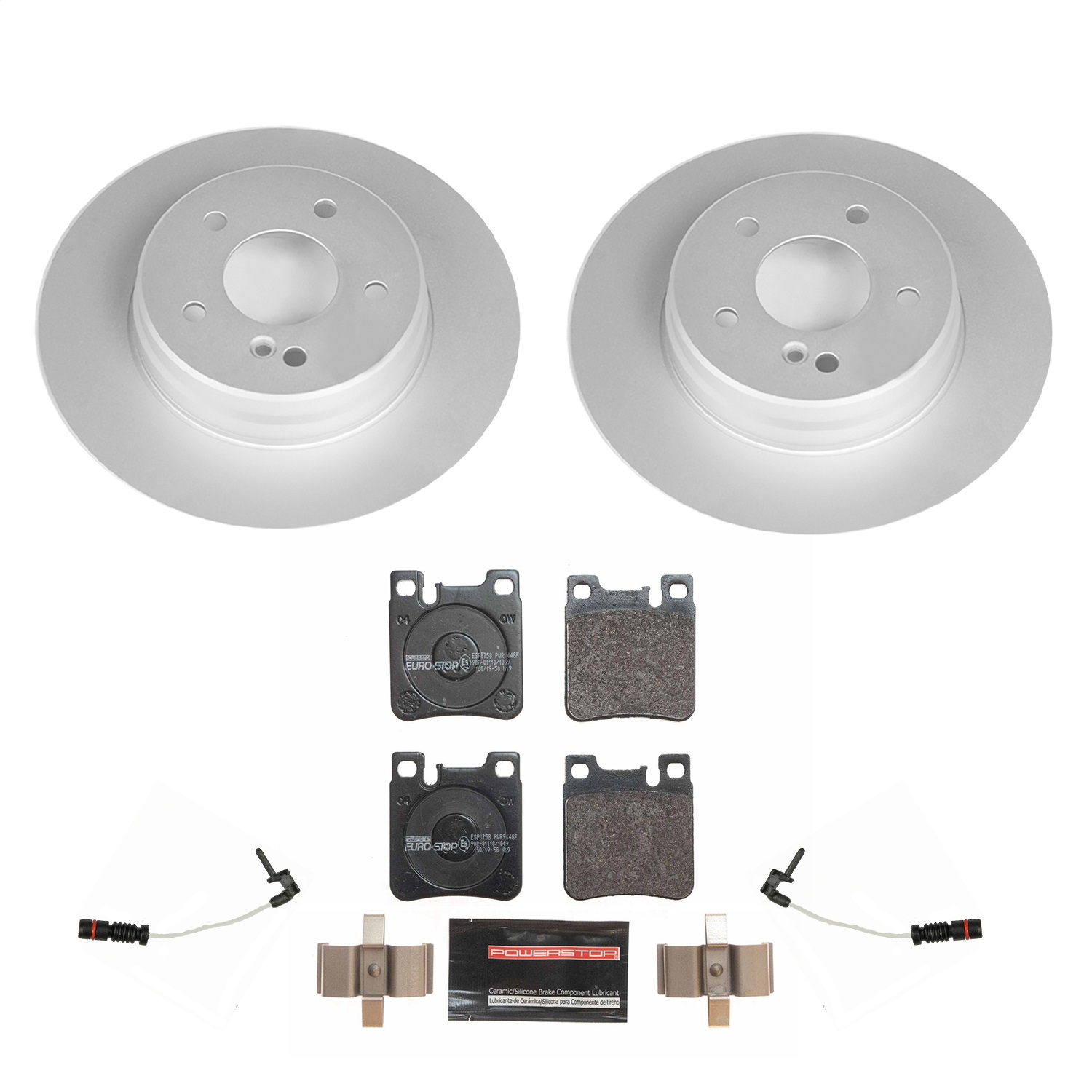 Power Stop - ESK624 - Rear - Disc Brake Pad and Rotor Kit