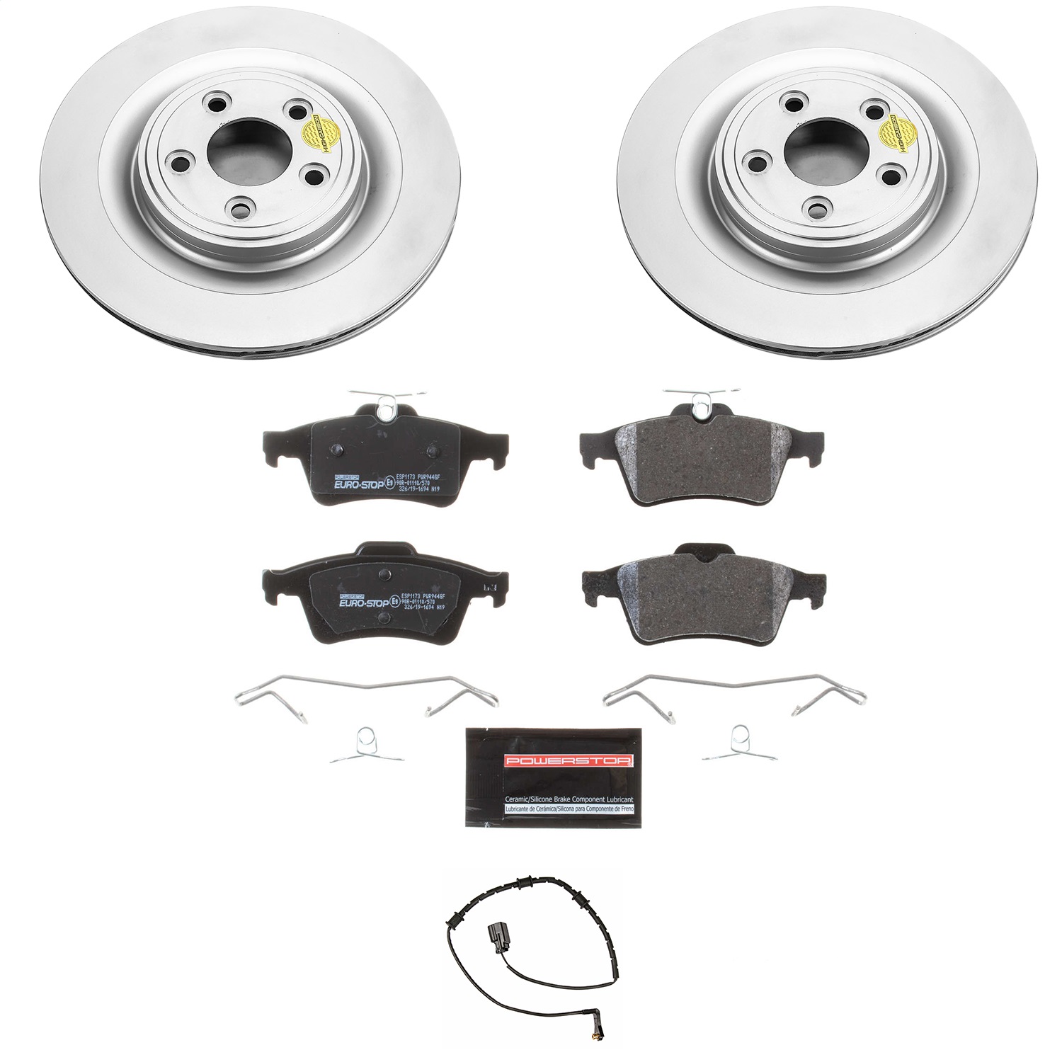Power Stop - ESK6279 - Rear - Disc Brake Pad and Rotor Kit