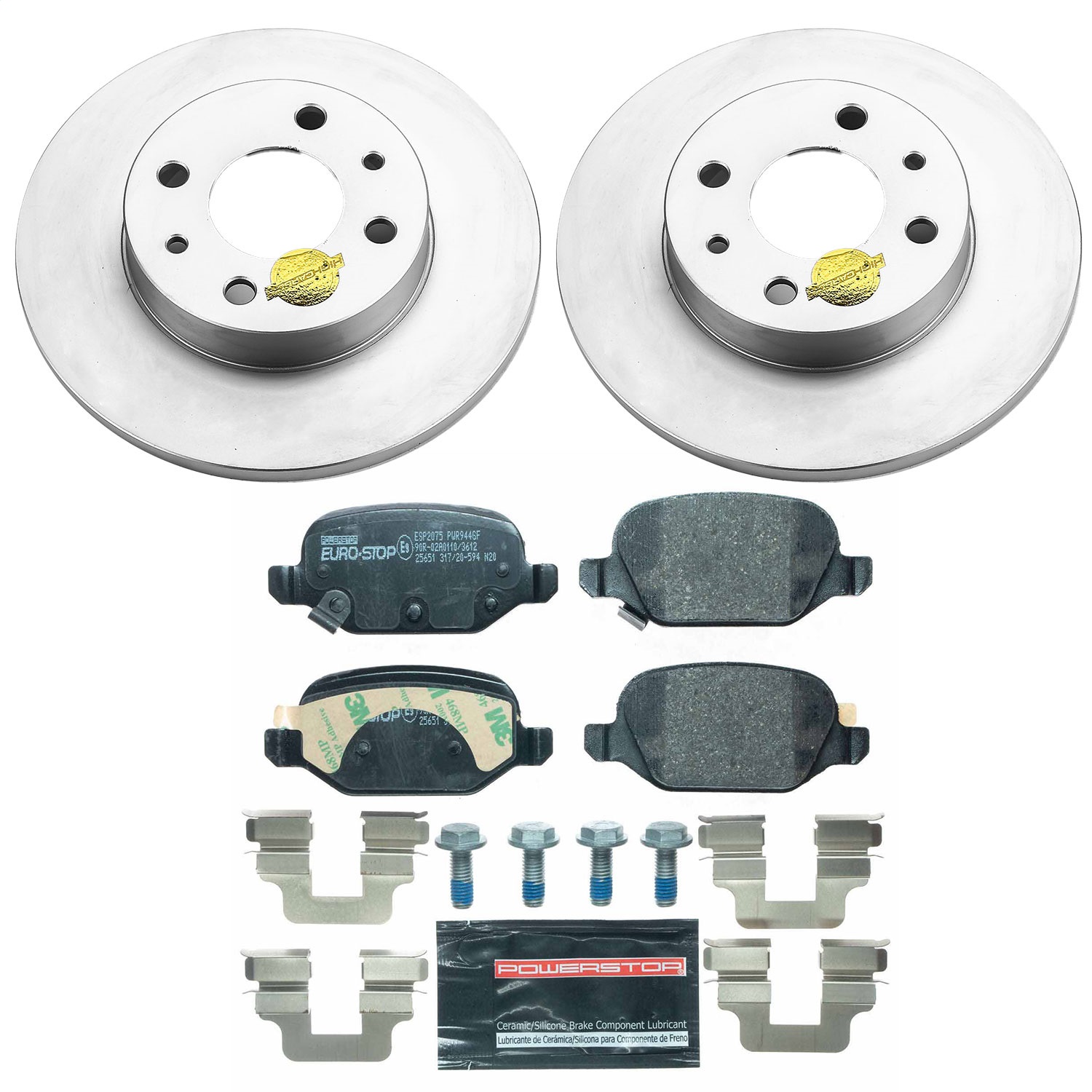Power Stop - ESK6292 - Rear - Disc Brake Pad and Rotor Kit