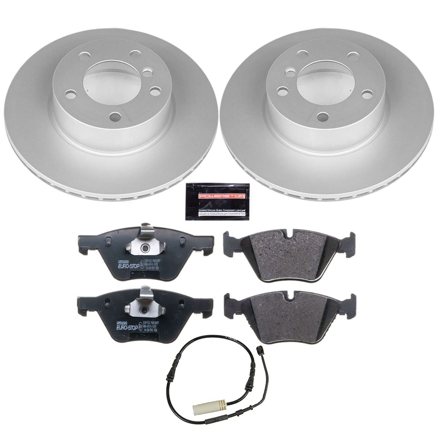 Power Stop - ESK6346 - Front - Disc Brake Pad and Rotor Kit