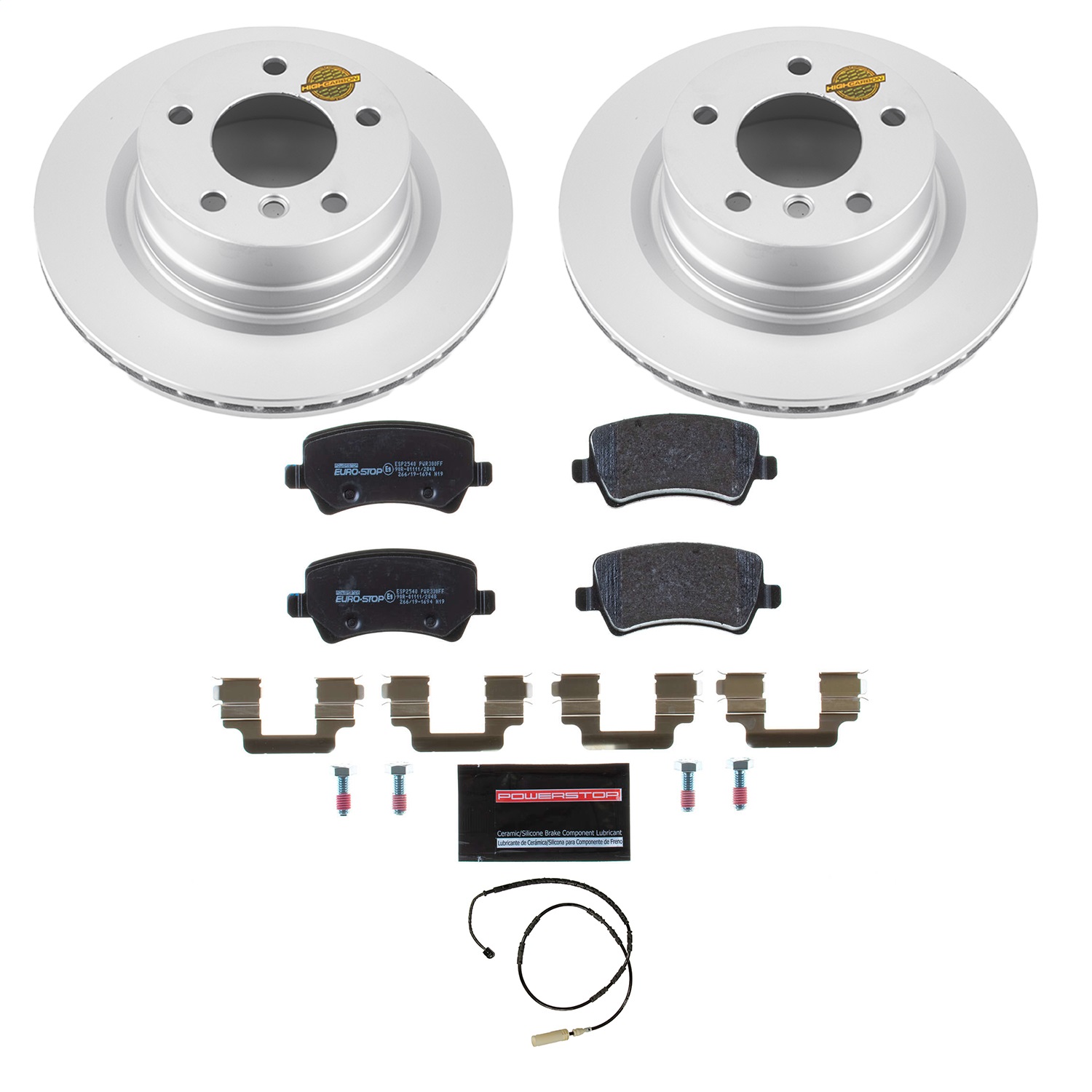 Power Stop - ESK6348 - Rear - Disc Brake Pad and Rotor Kit
