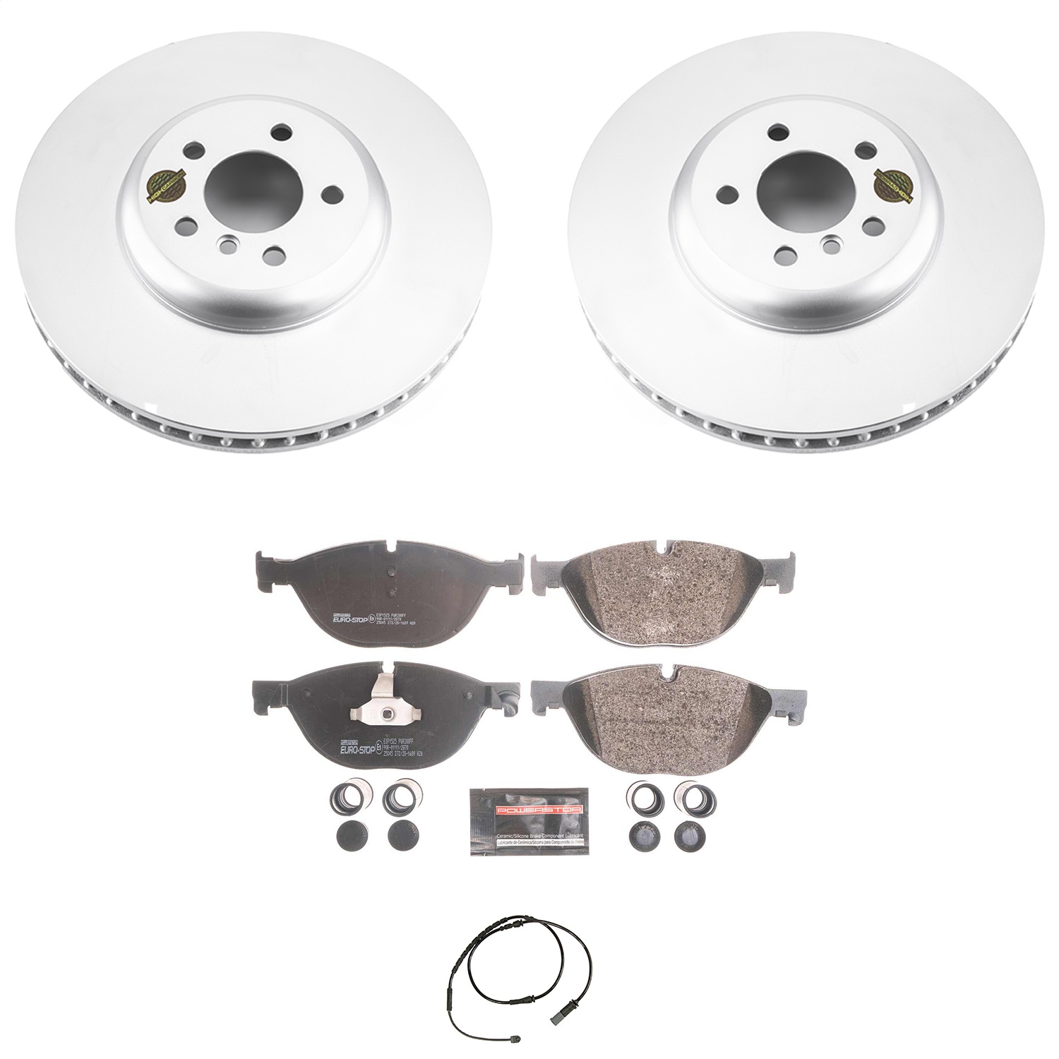 Power Stop - ESK6414 - Front - Disc Brake Pad and Rotor Kit