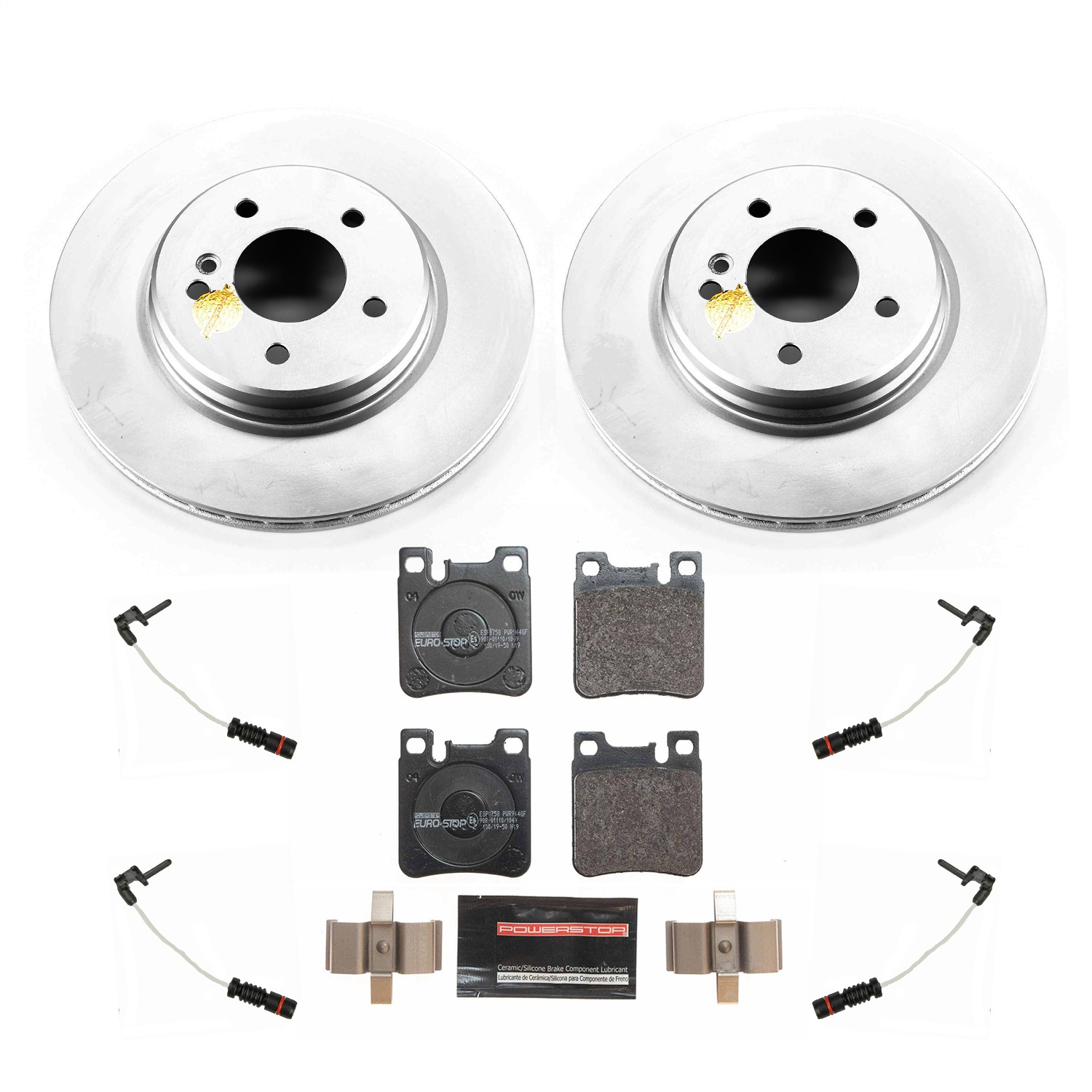 Power Stop - ESK6472 - Rear - Disc Brake Pad and Rotor Kit