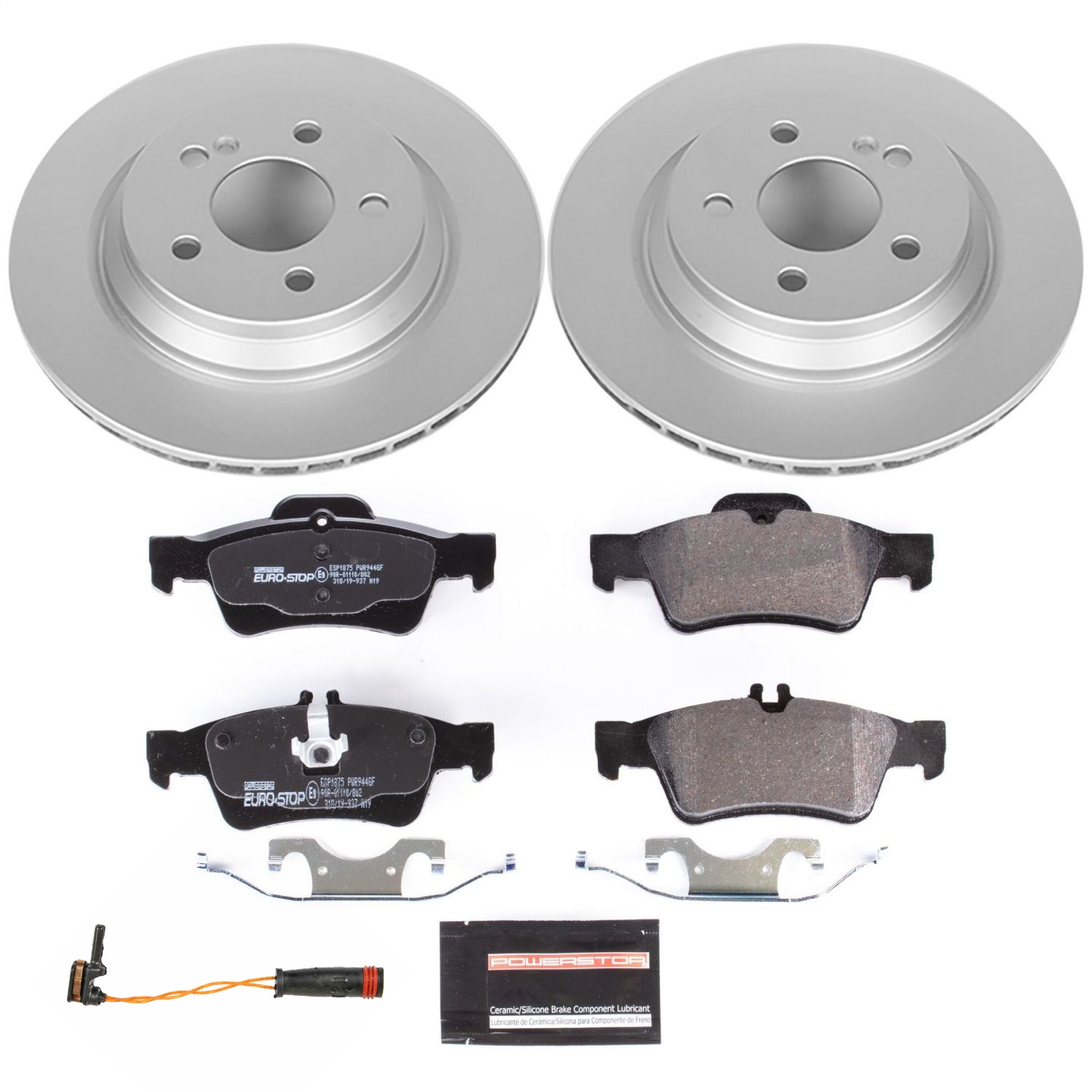 Power Stop - ESK6569 - Rear - Disc Brake Pad and Rotor Kit