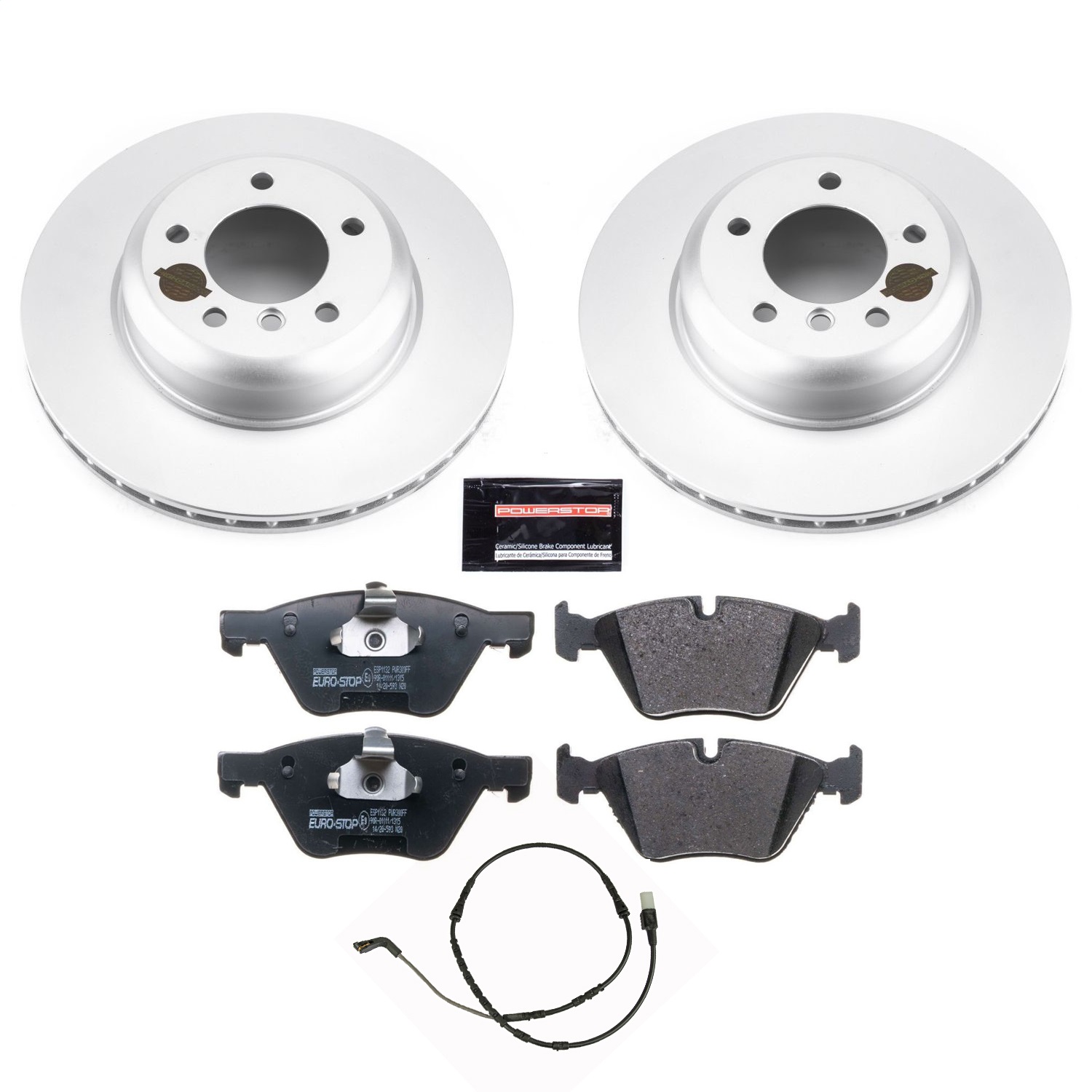 Power Stop - ESK6578 - Front - Disc Brake Pad and Rotor Kit
