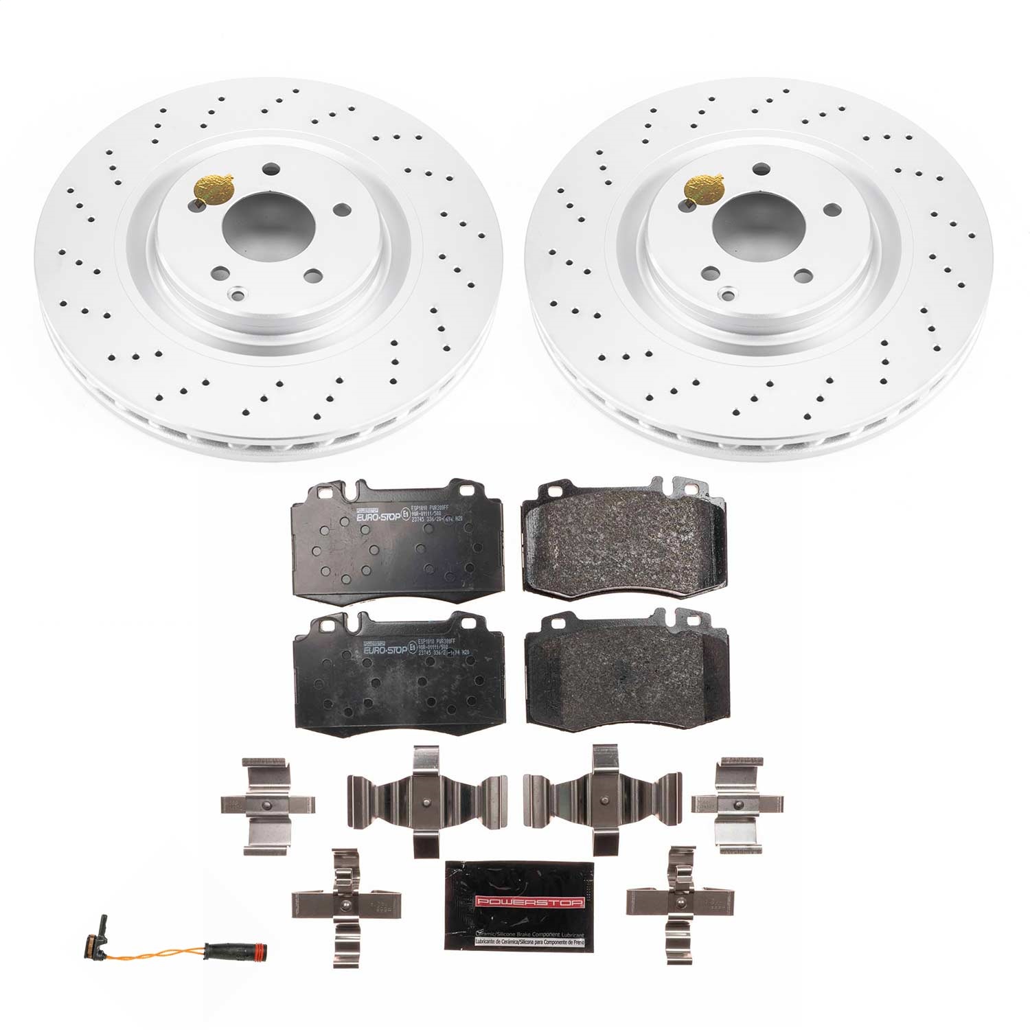 Power Stop - ESK6585 - Front - Disc Brake Pad and Rotor Kit