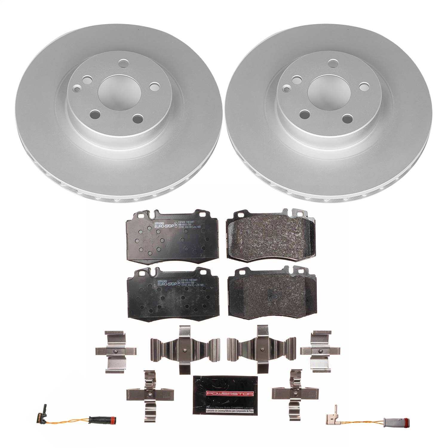 Power Stop - ESK6597 - Front - Disc Brake Pad and Rotor Kit